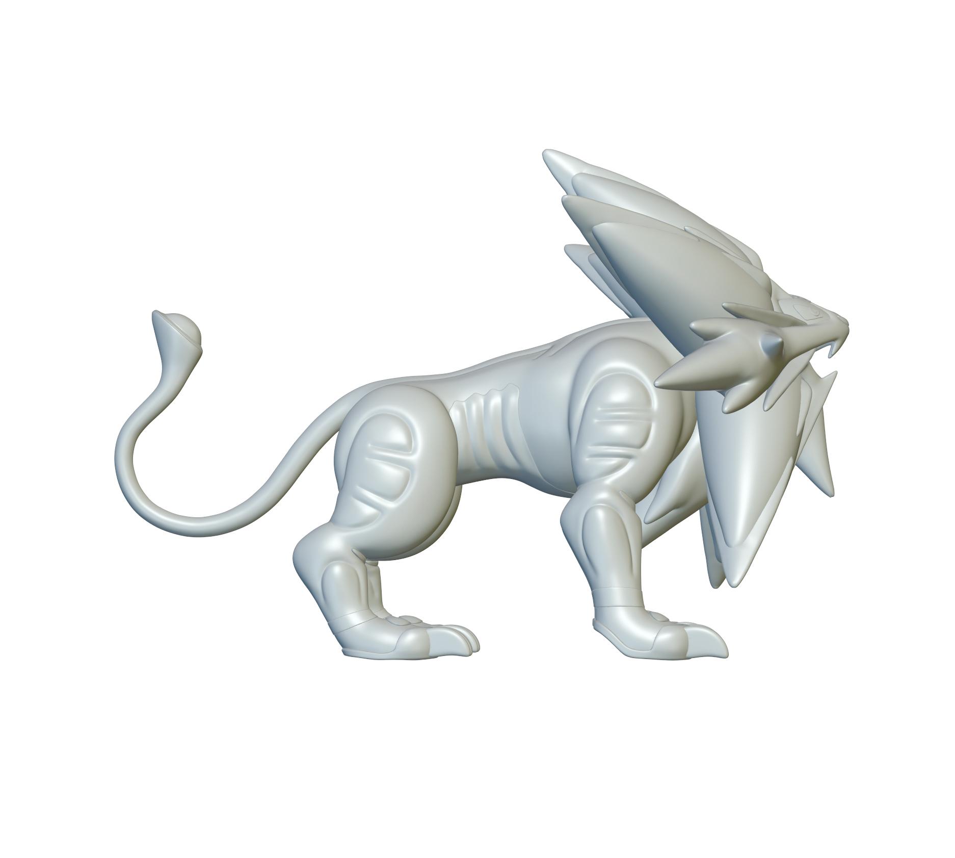 Pokemon Solgaleo #791 - Optimized for 3D Printing 3d model