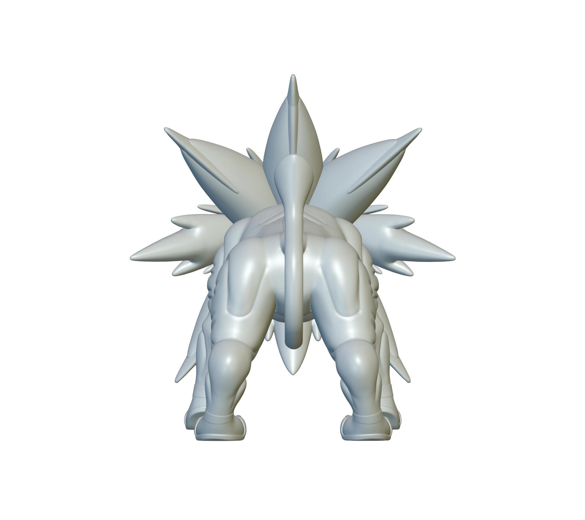 Pokemon Solgaleo #791 - Optimized for 3D Printing 3d model