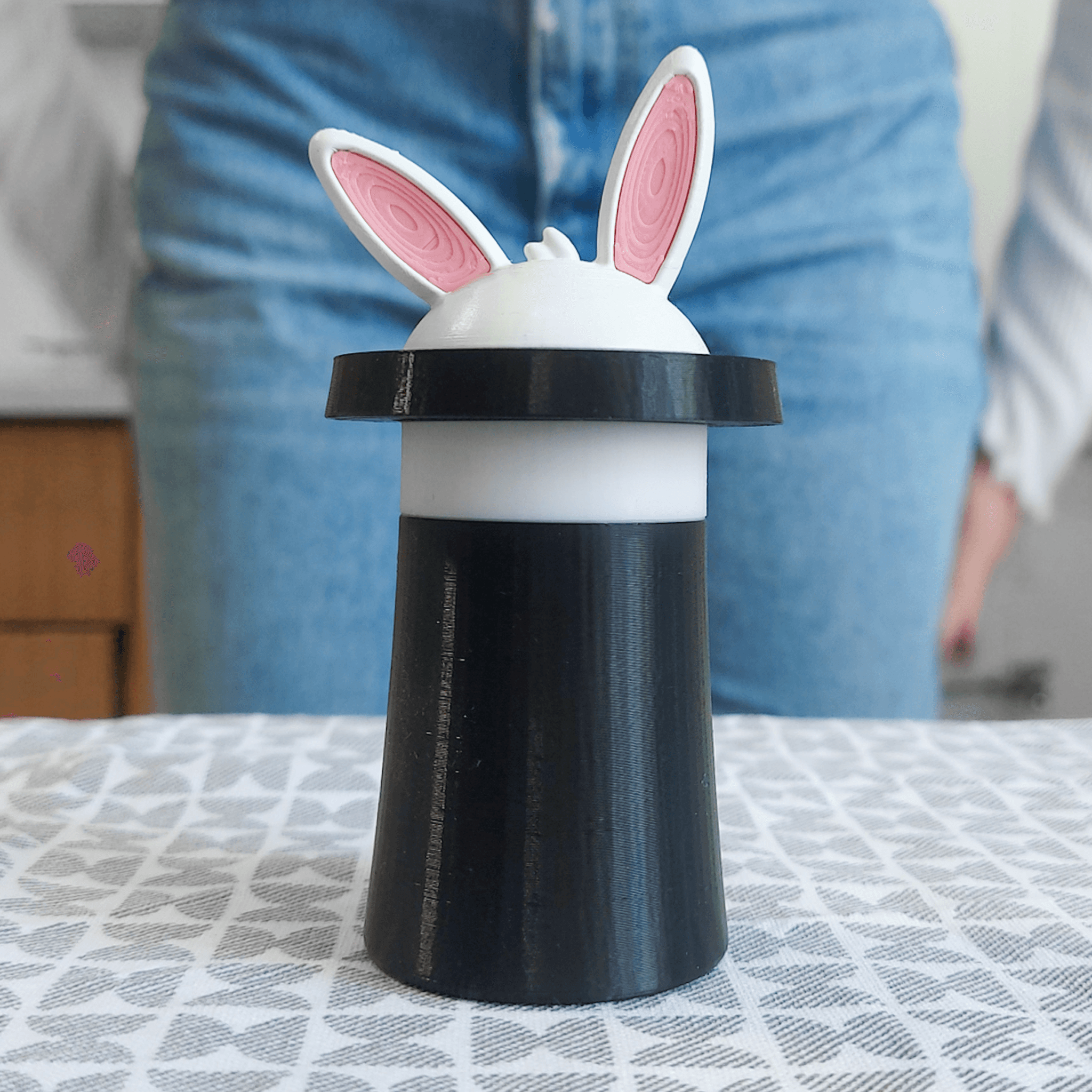 The magic Rabbit Toothpick Holder 3d model