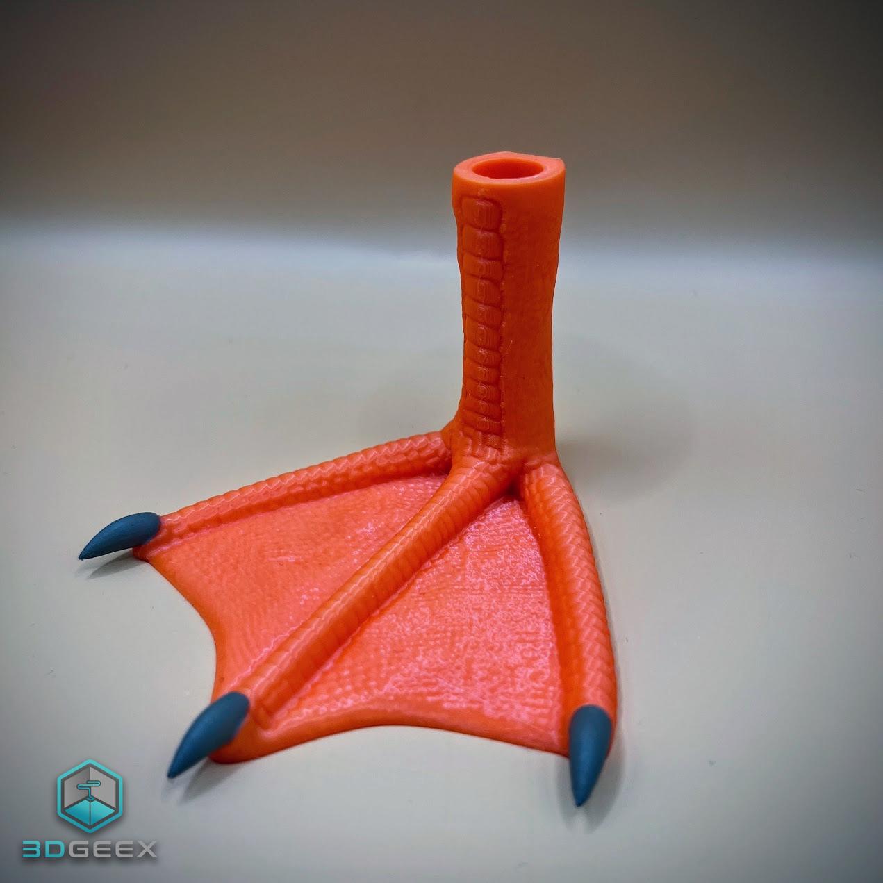 Duck Foot Pen Holder 3d model