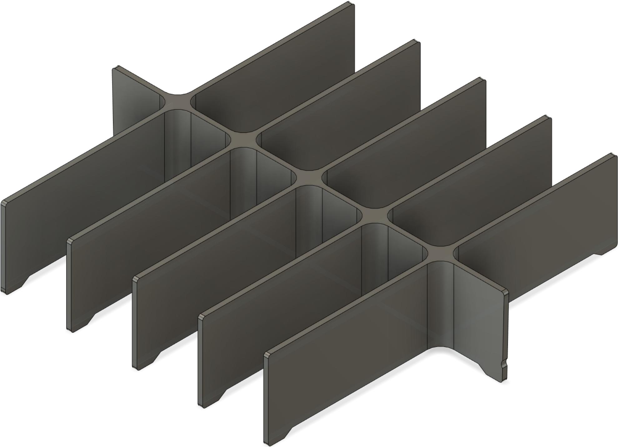 Treston storage divider (L 3d model