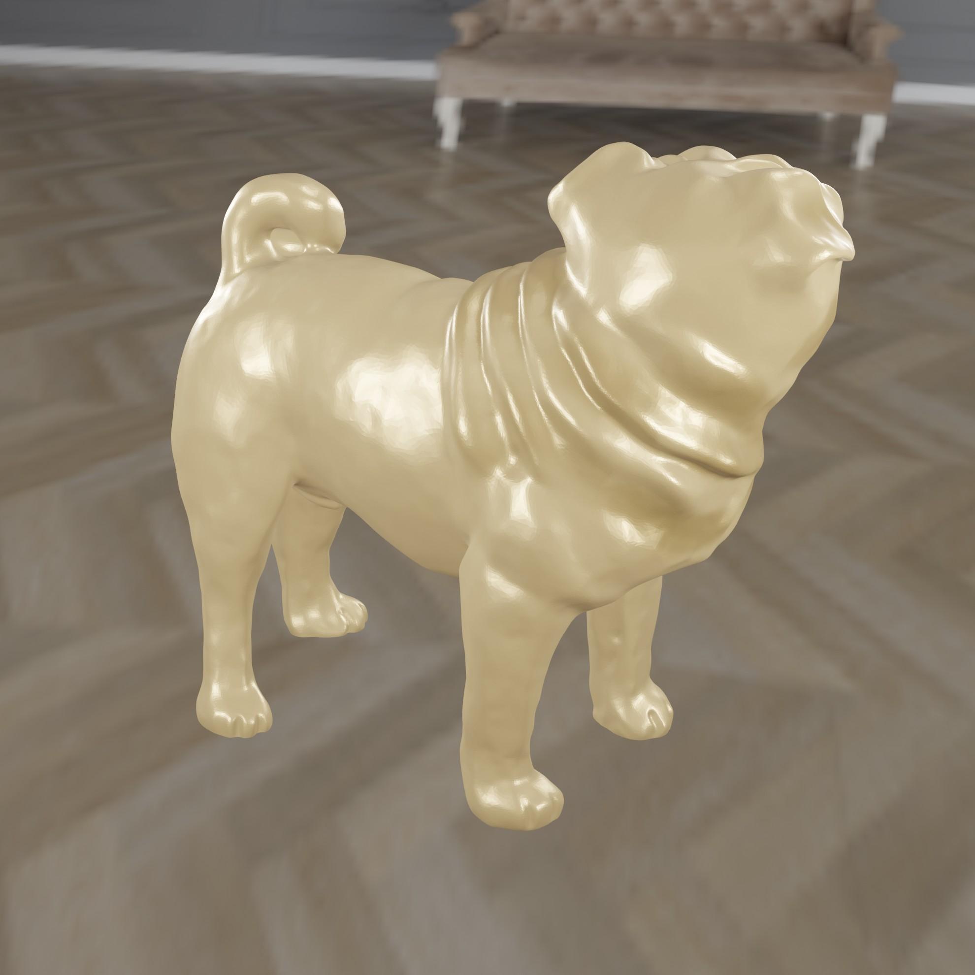 Dog Carlin Franck 3d model