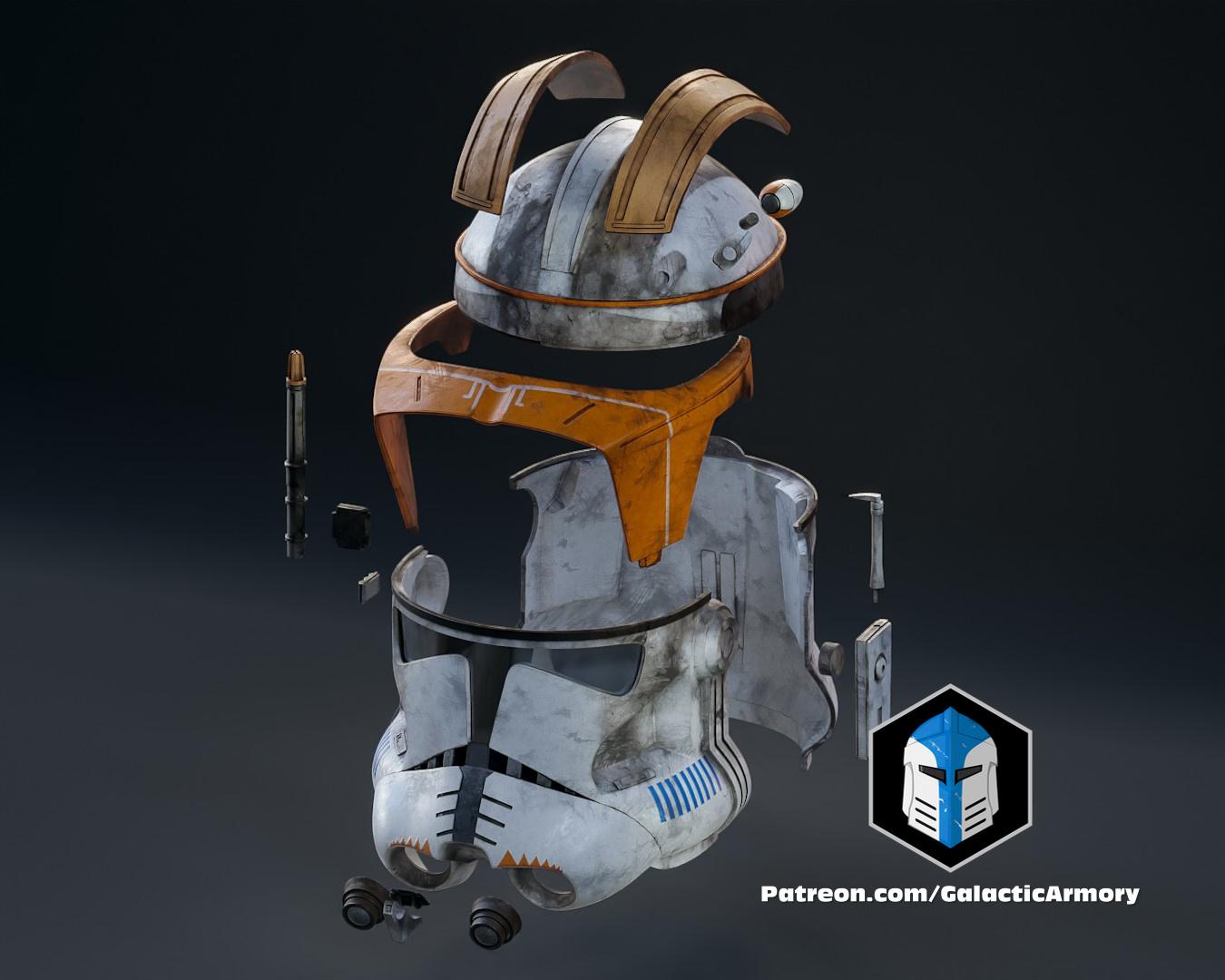 Phase 2 Commander Cody Helmet - 3D Print Files 3d model