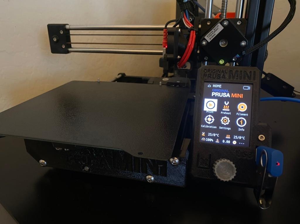 Prusa Mini LCD Frame with USB 3d model