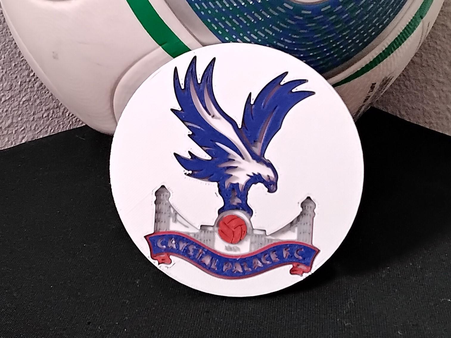 Crystal Palace FC coaster or plaque 3d model