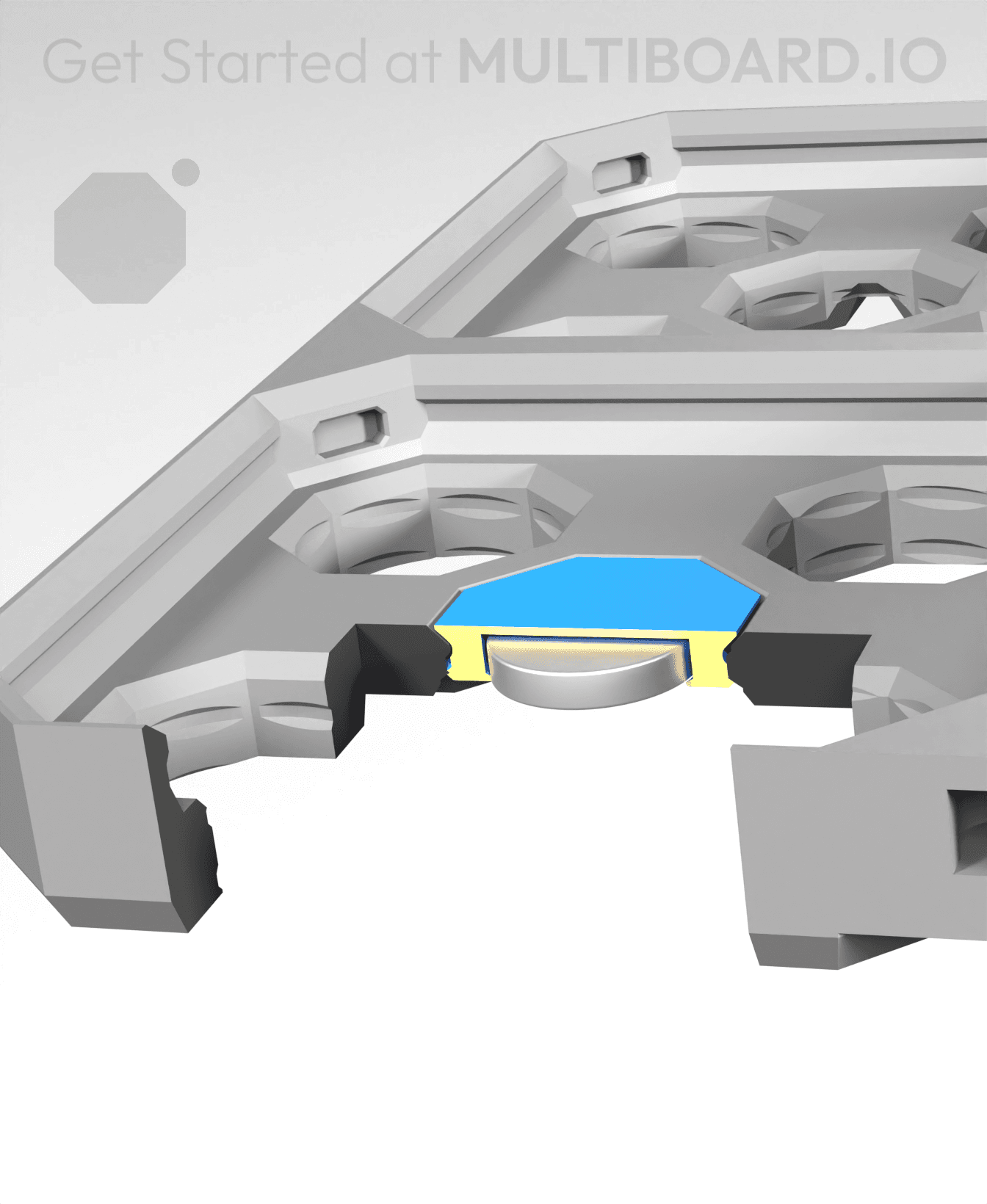 Baseplate Magnet Holder 3d model