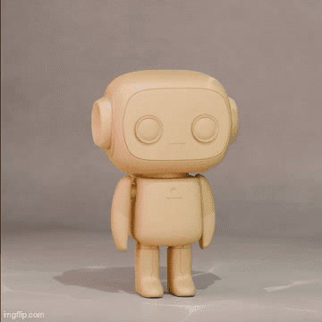 Cute Robot (Updated) 3d model