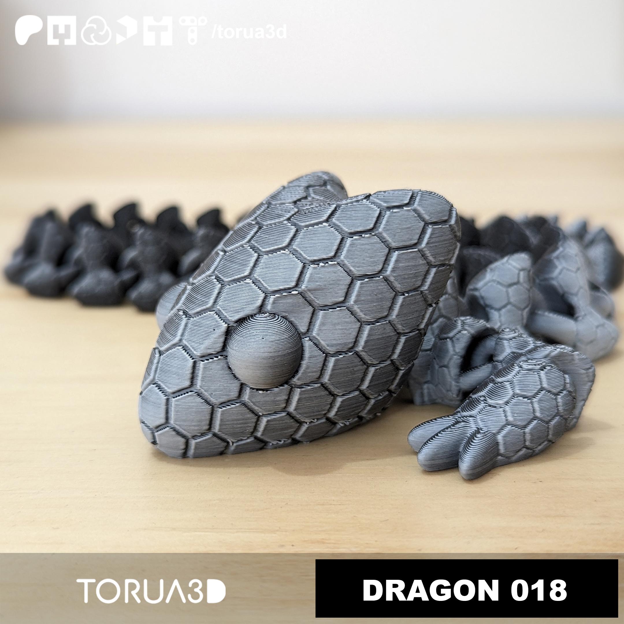 ARTICULATED DRAGON 018 3d model