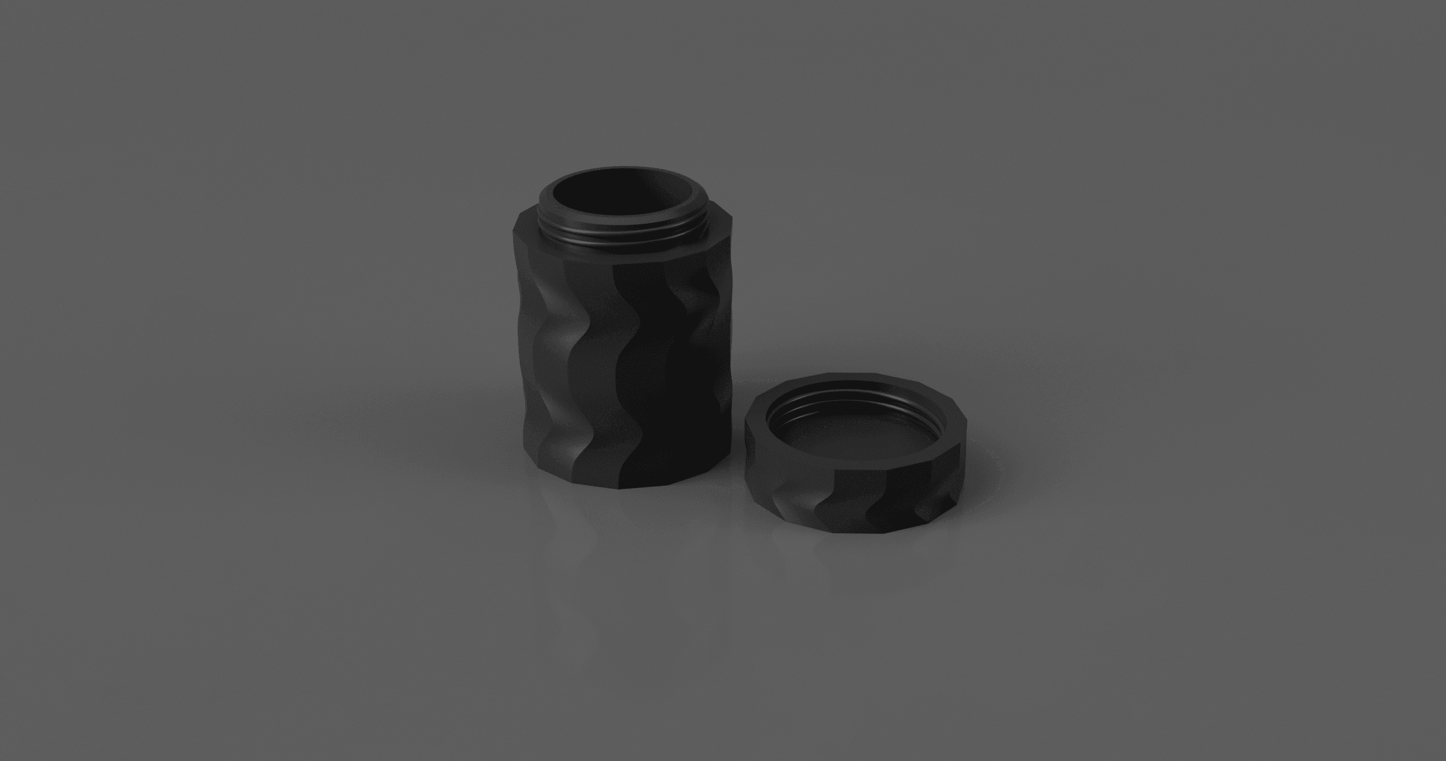 wavy jar (body).stl 3d model