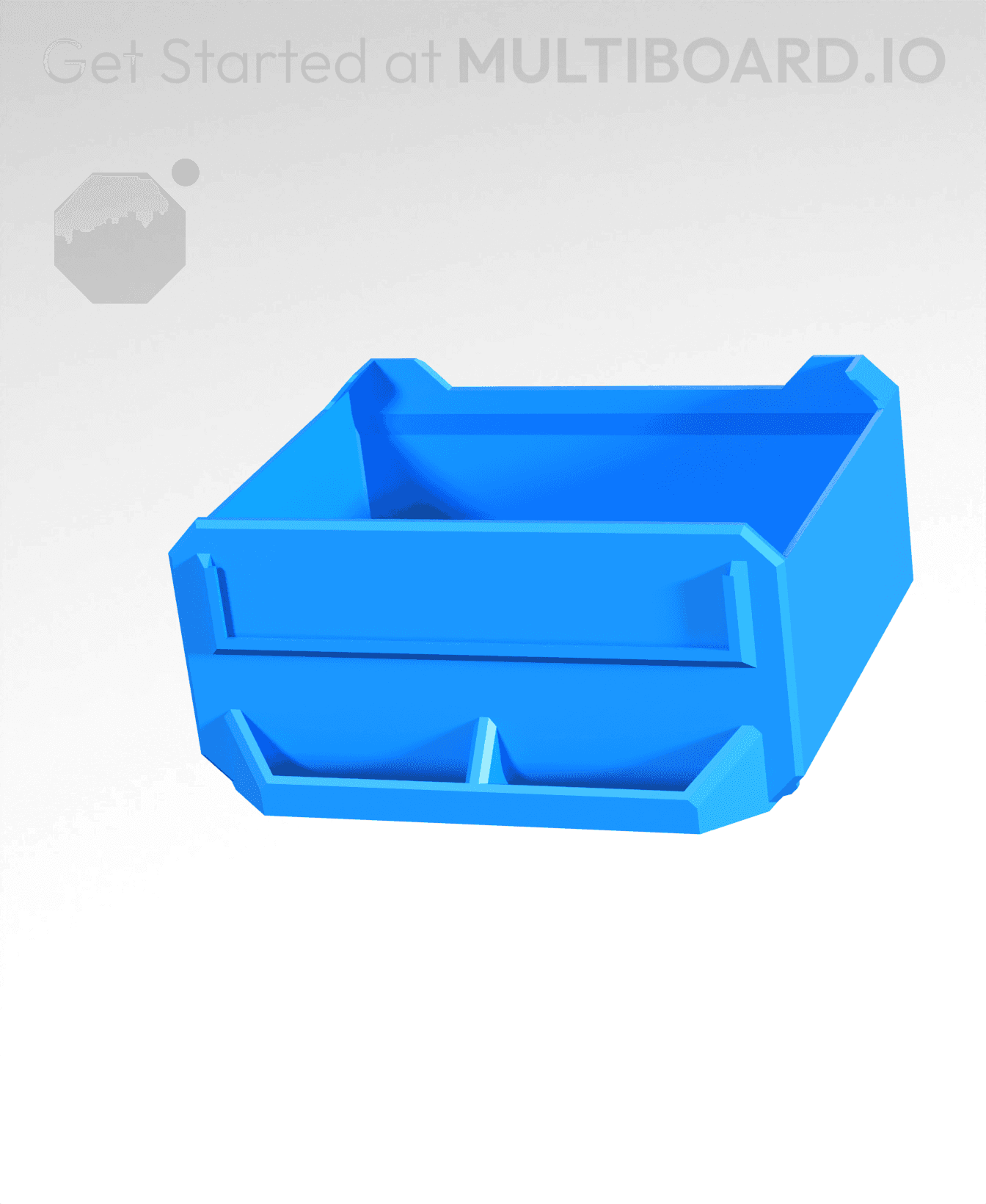 2x1x1.5-Deep - Multibin Simple Drawer 3d model