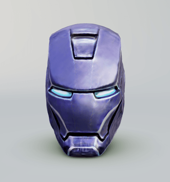 Iron man helmet V2 3d model