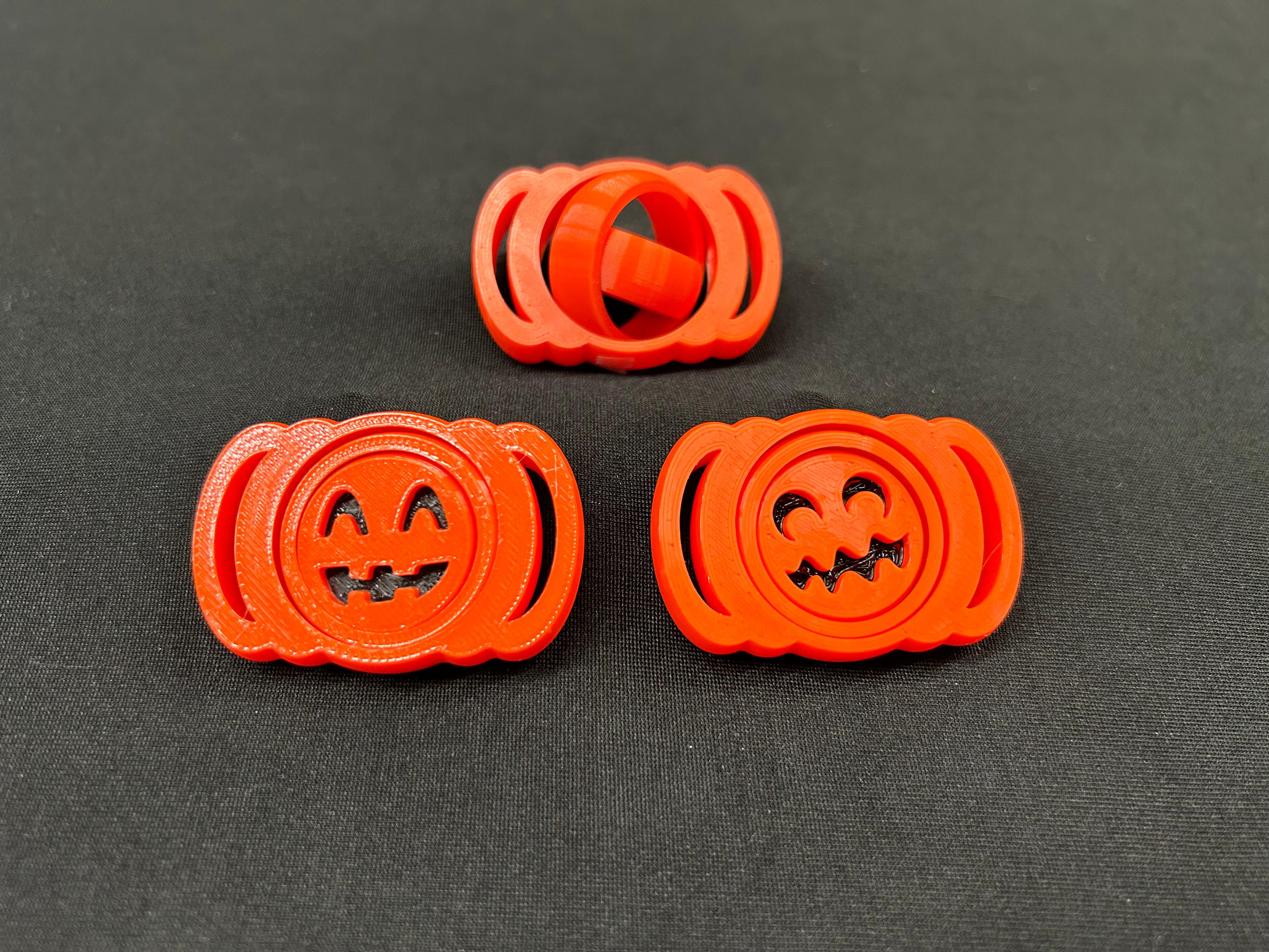 Pumpkin Gyro Dual Face V4 3d model
