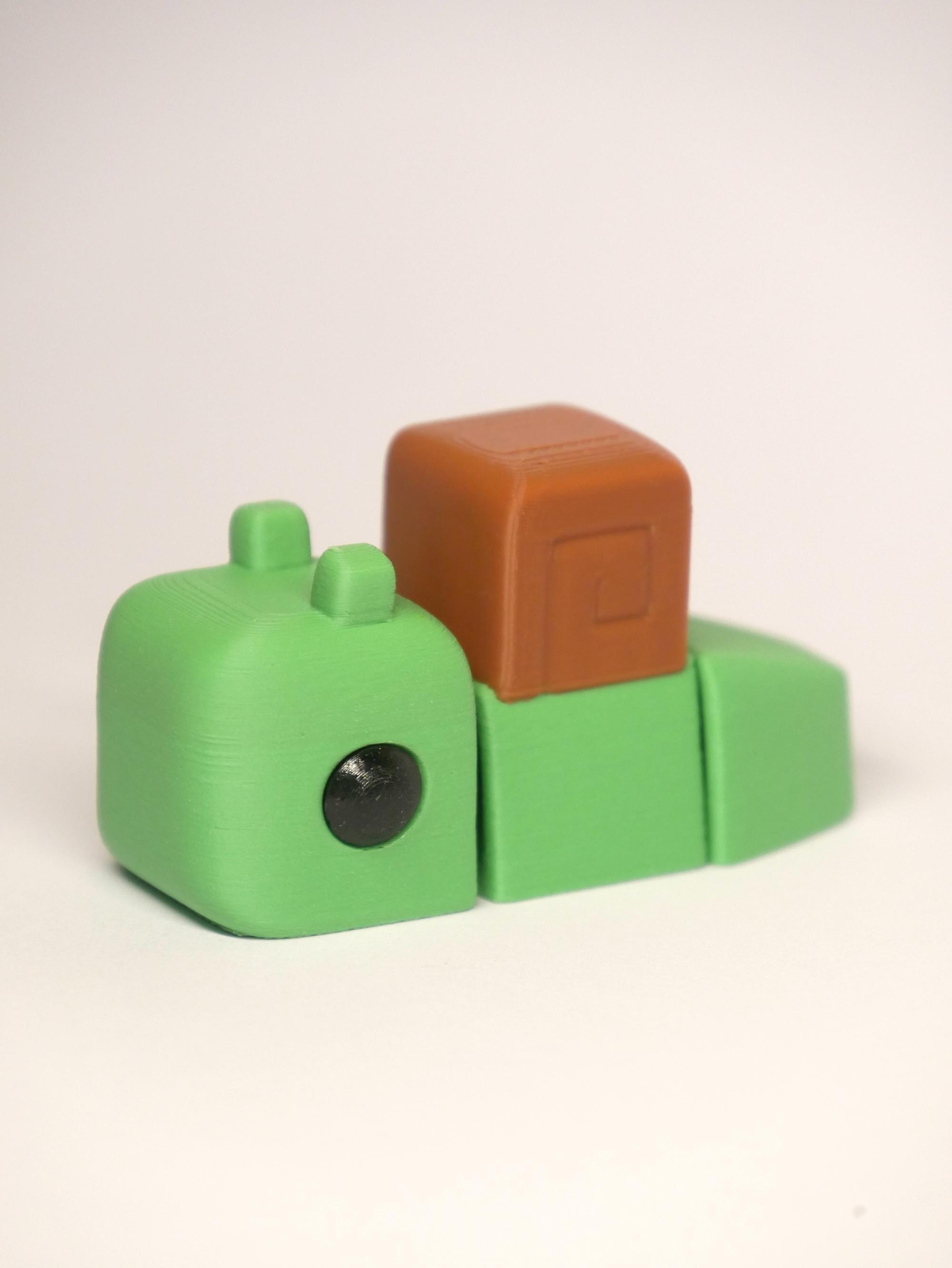 Articulated Cube Snail 3d model