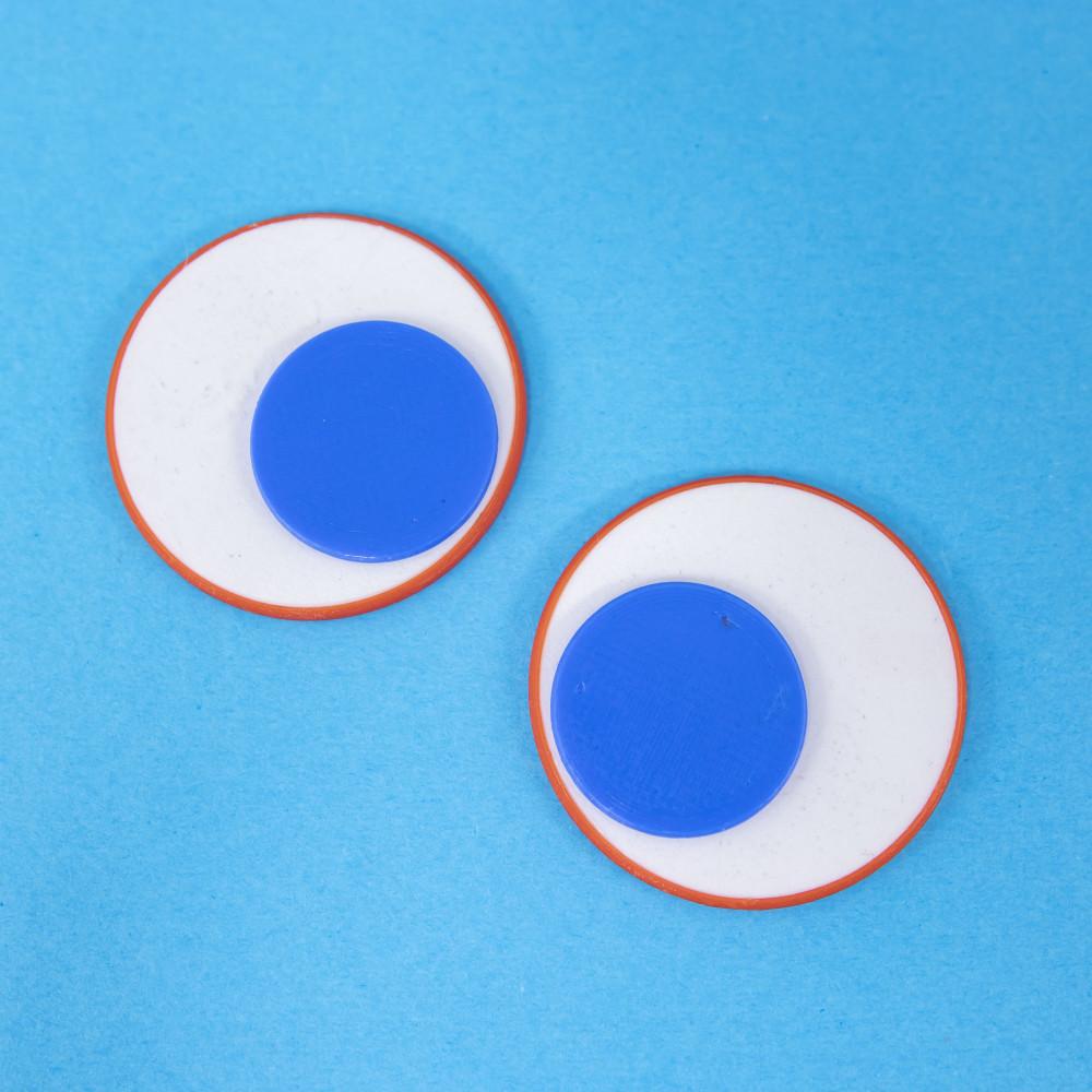 Googly Eyes // 1.5 inch 3d model