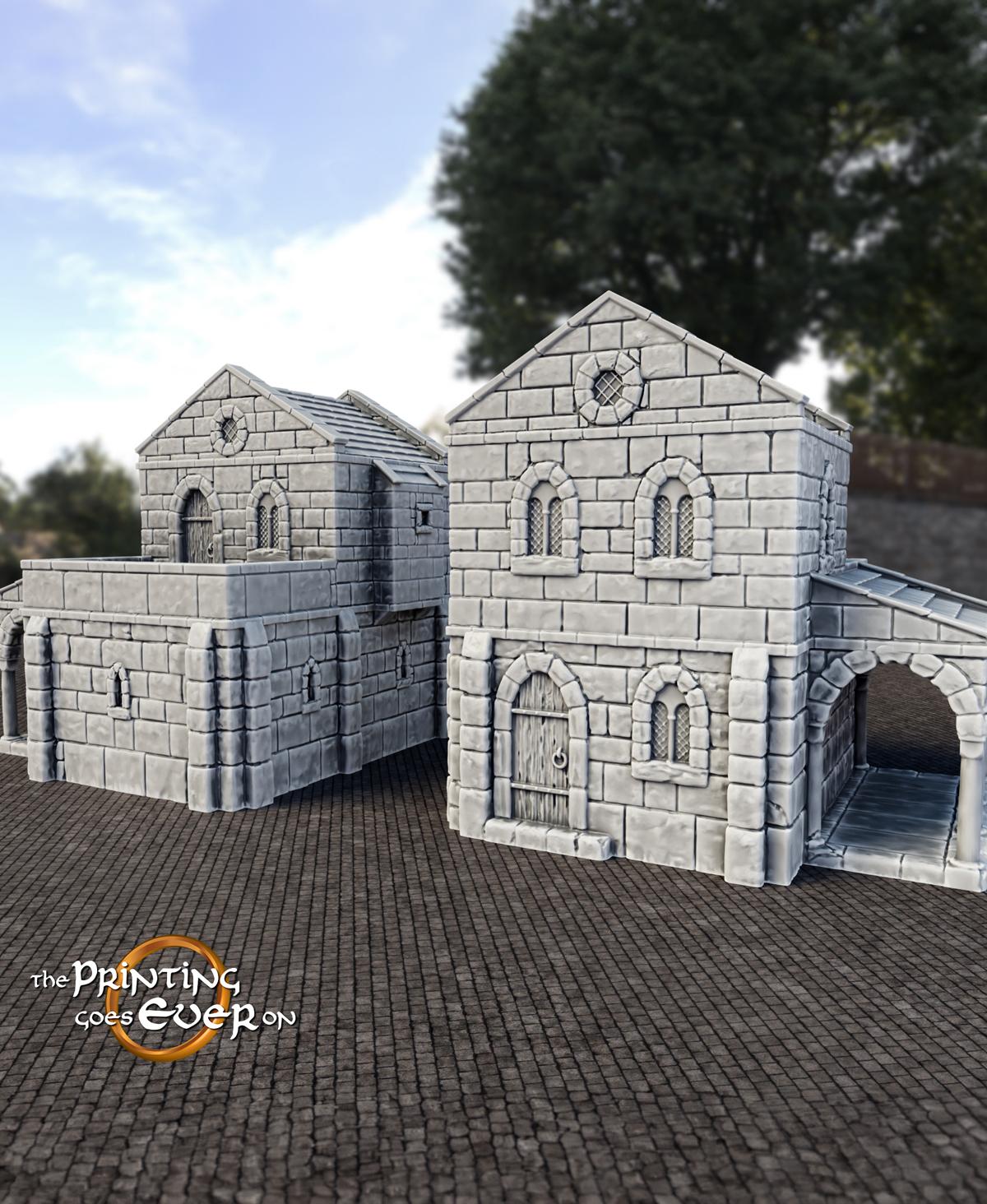 Whitcaester Building B - Small House 3d model