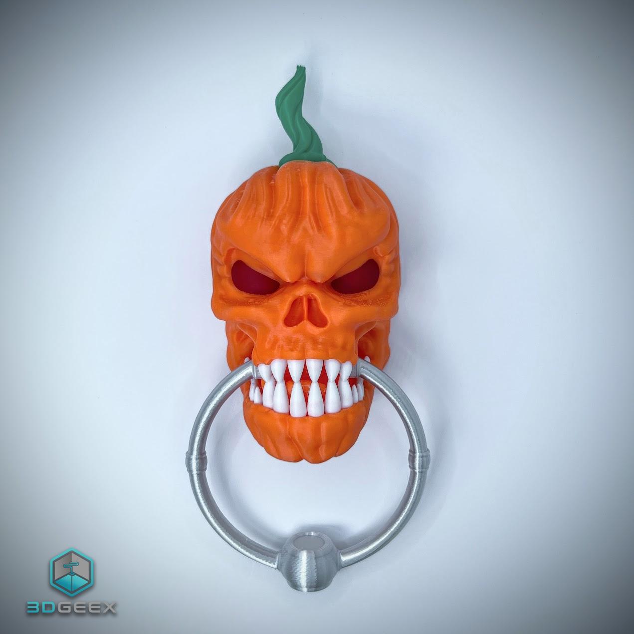 Pumpkin Door Knocker 3d model