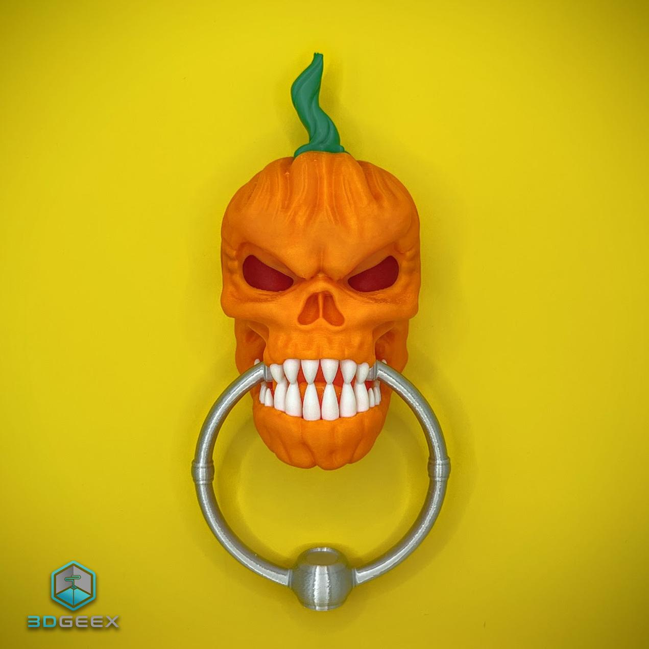 Pumpkin Door Knocker 3d model