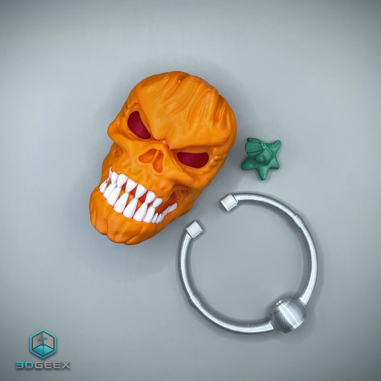 Pumpkin Door Knocker 3d model