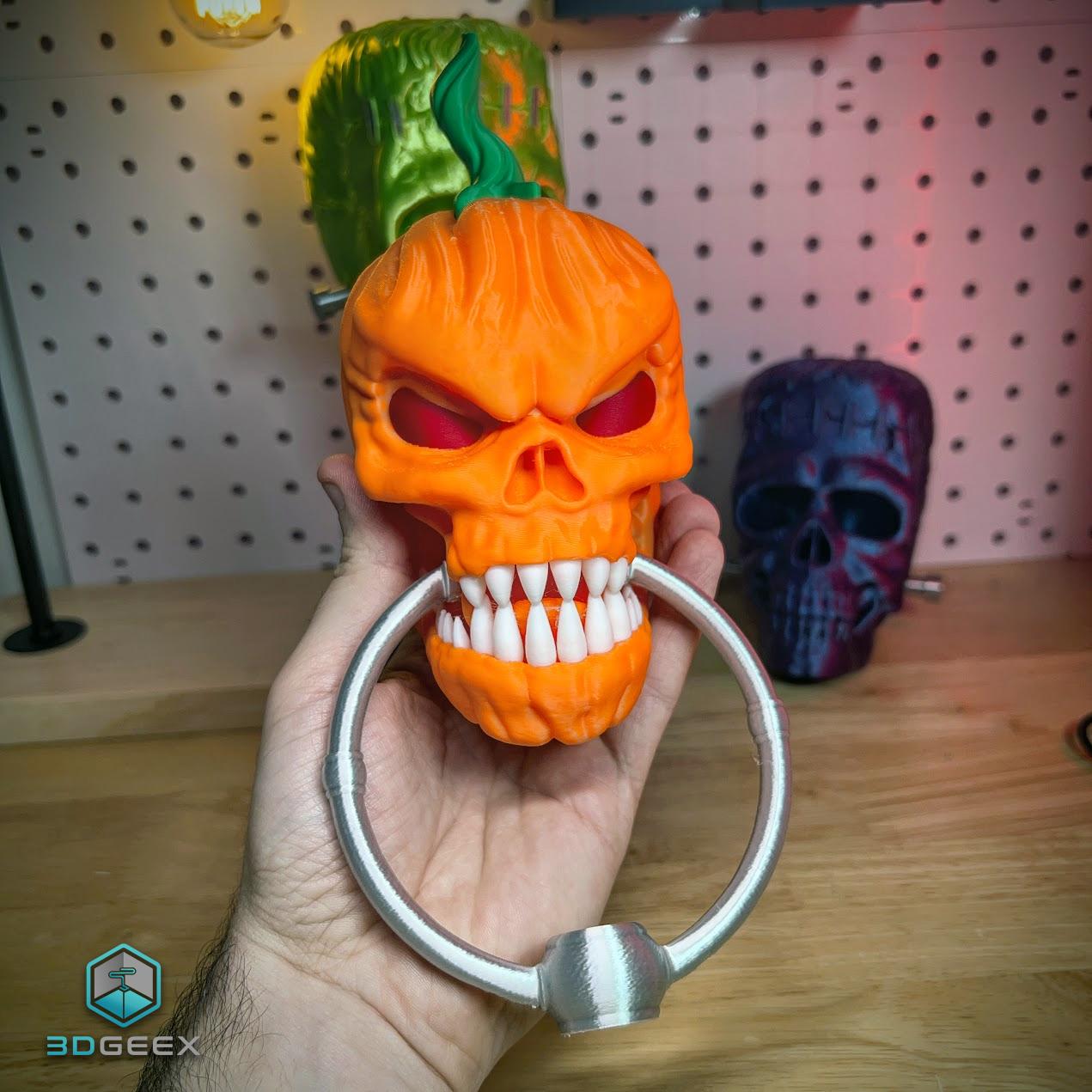 Pumpkin Door Knocker 3d model