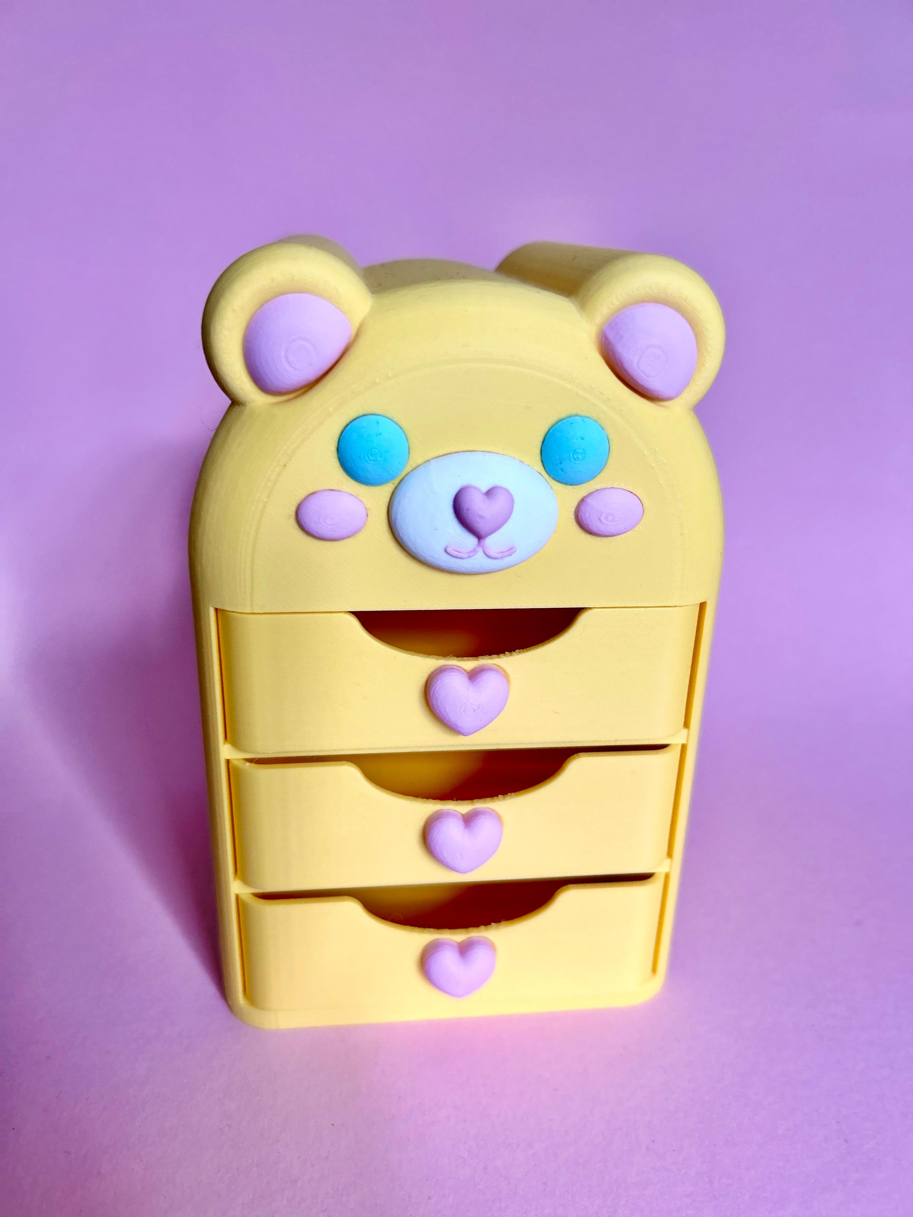 Bear drawers  3d model