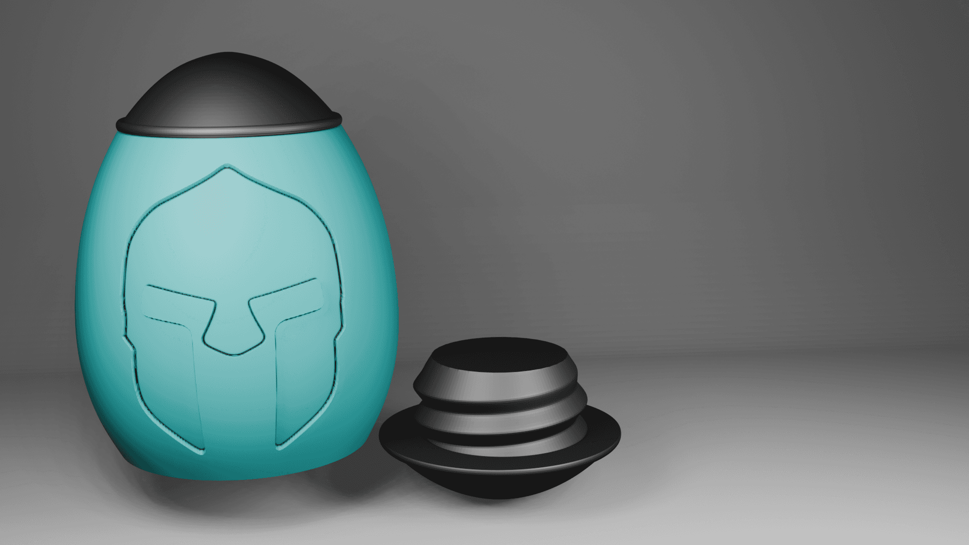 Egg Containers - Battle Set 3d model