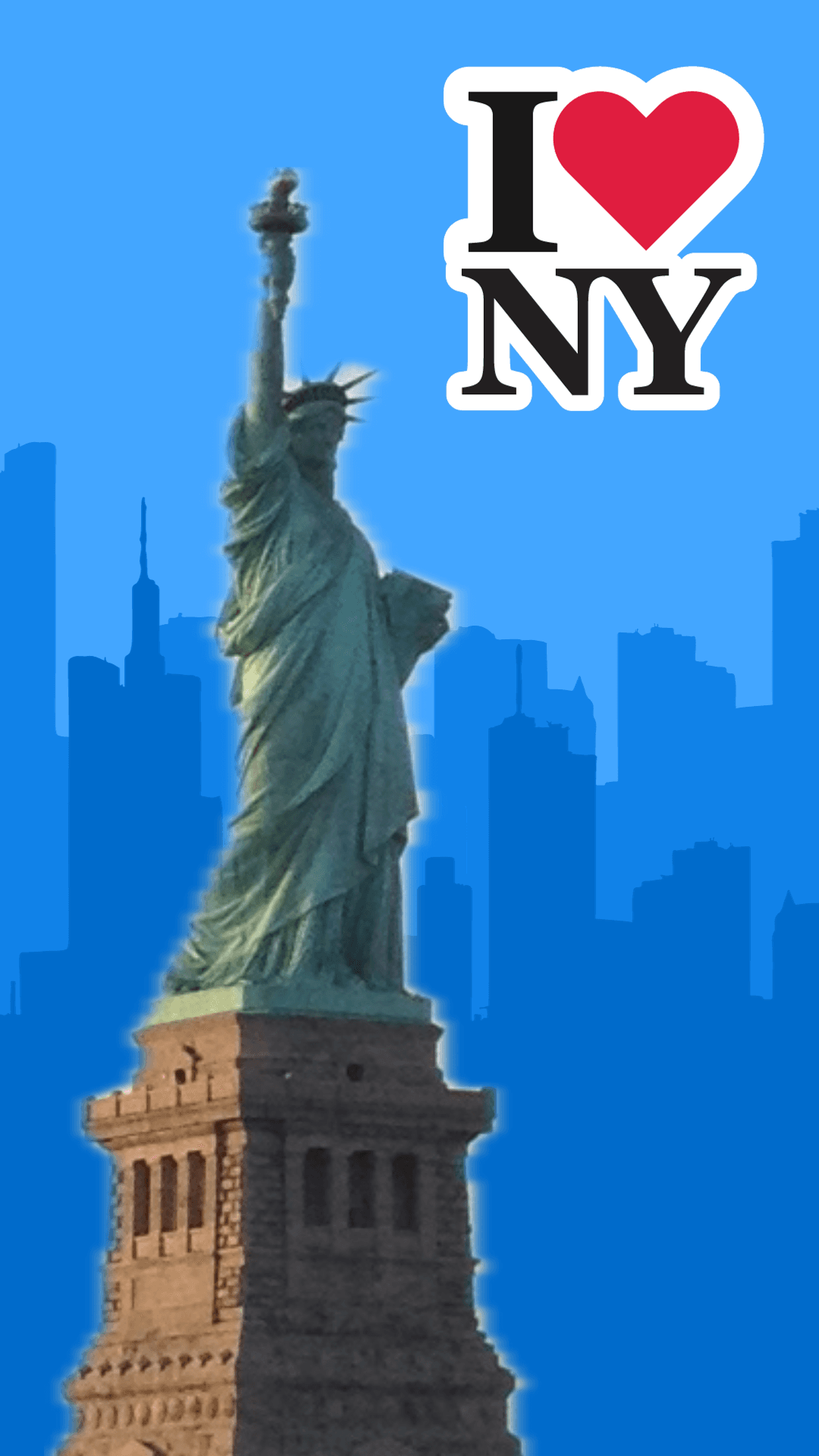 New York HueForge Postcard  3d model