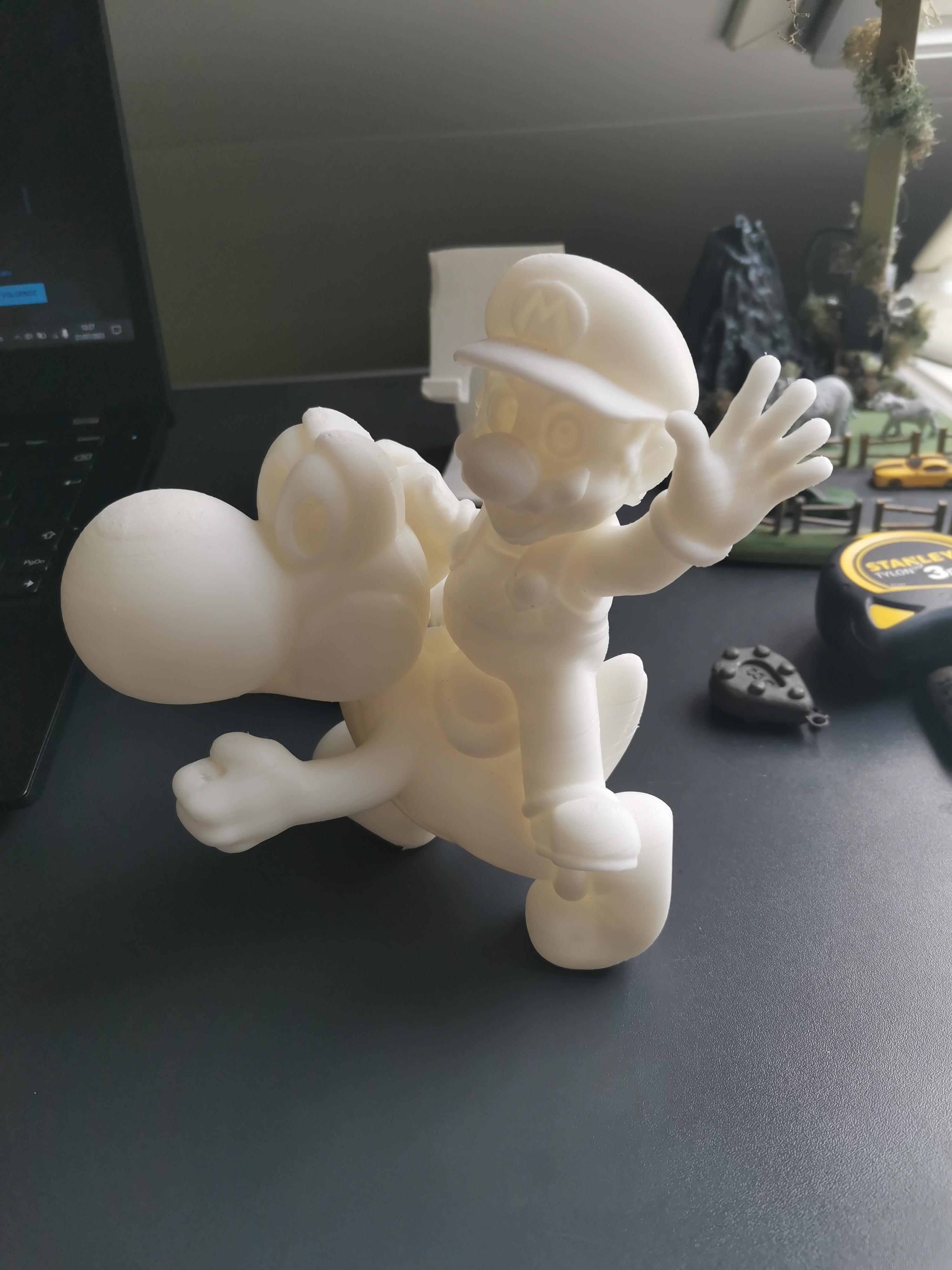 Mario and Yoshi  - Printed after 12h - 3d model