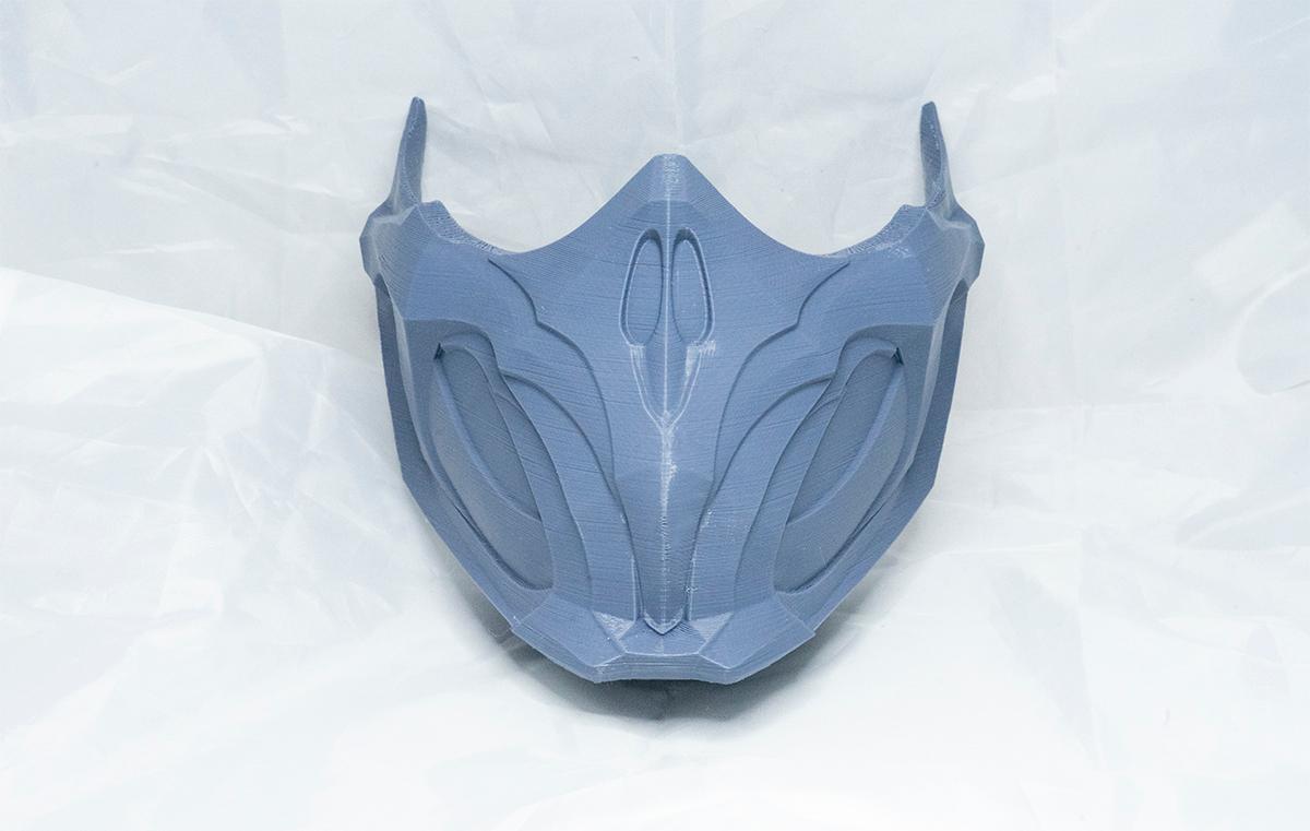 Mortal Kombat - Scorpion Mask Cosplay 3d model