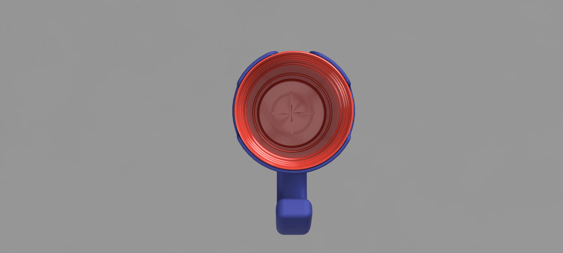 Red Solo Party Cup Handle For Graduation 2024 3d model