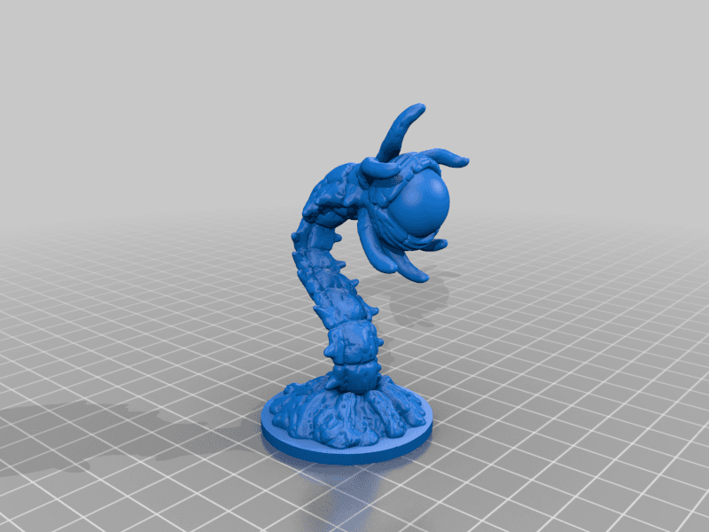 Face Worms 3d model