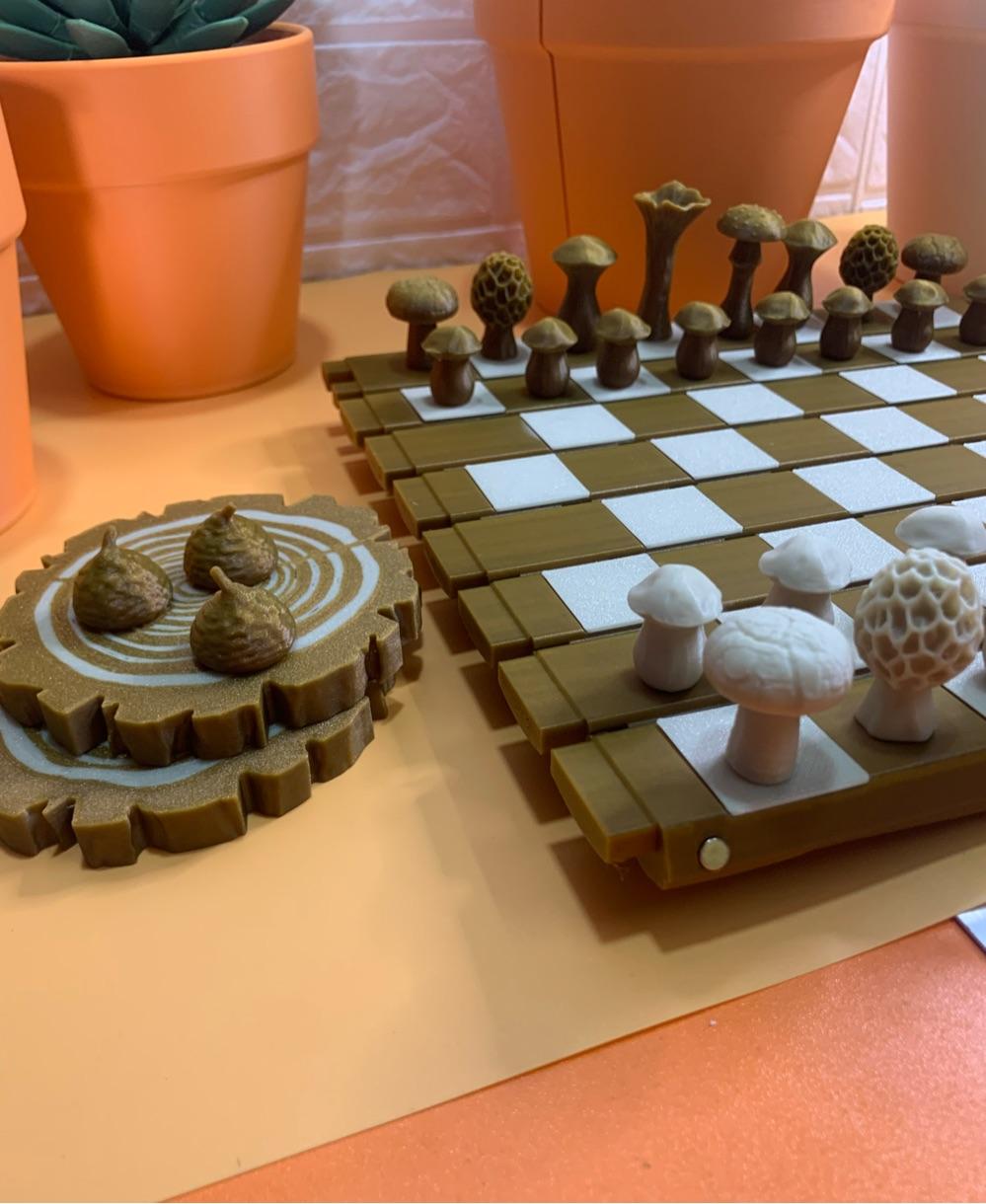 Forest Chess Set  3d model