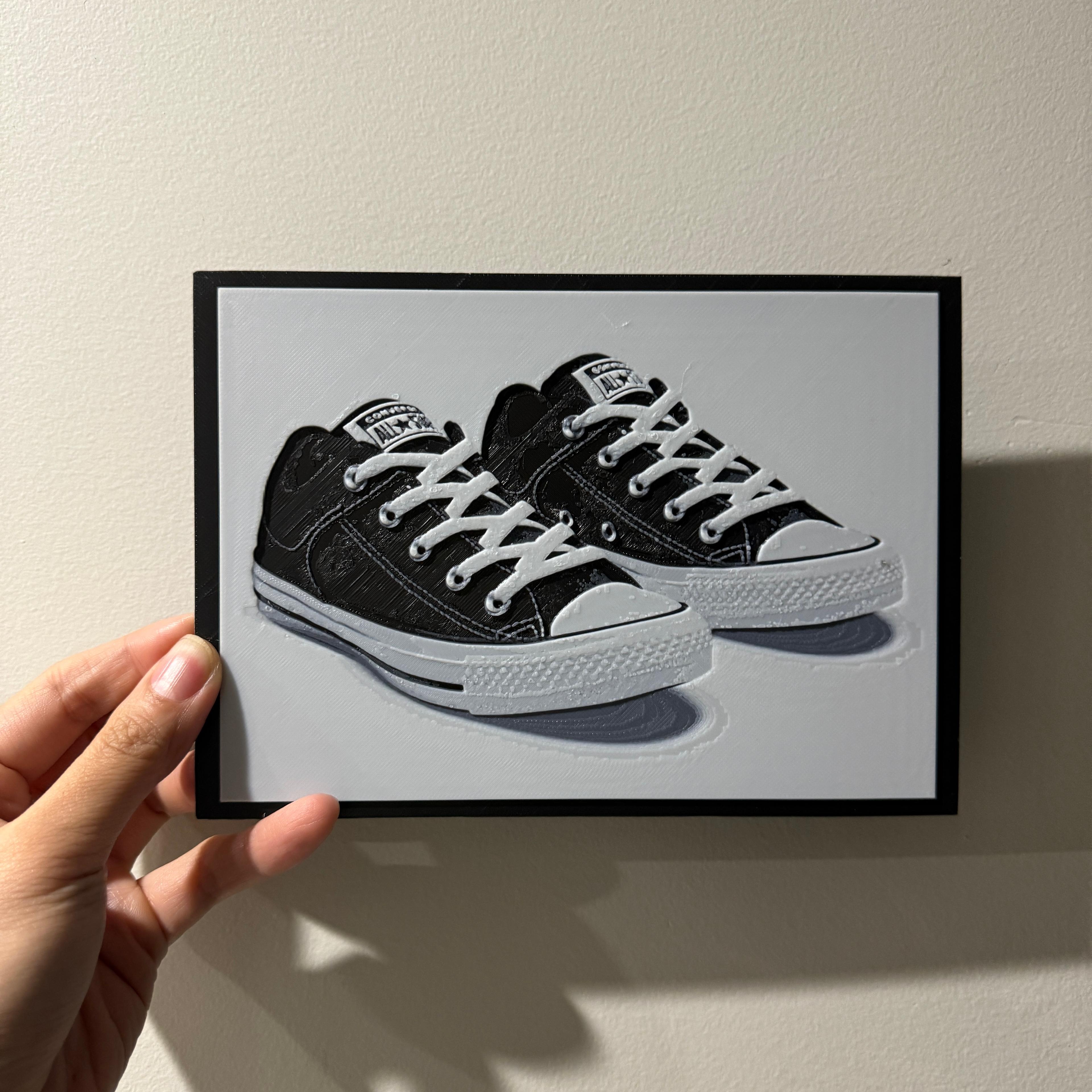 Converse All Stars - Hueforge Print 3d model