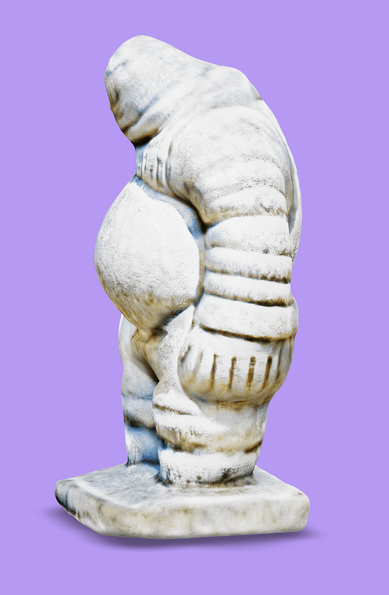 Prehistoric Michelin Man.glb 3d model