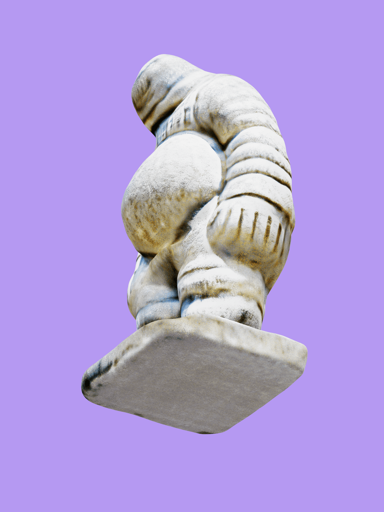 Prehistoric Michelin Man.glb 3d model