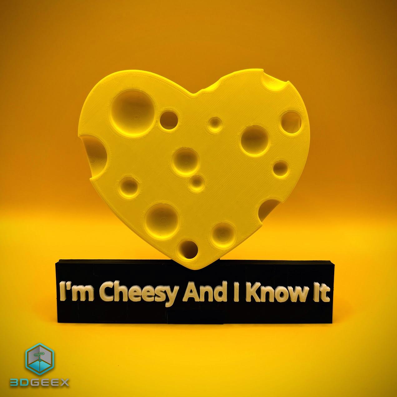 Cheesy Valentine's Gift 3d model