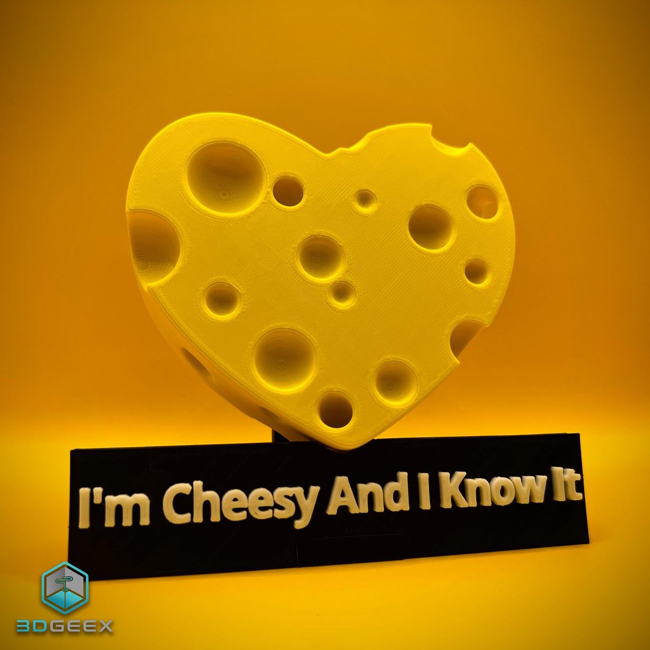 Cheesy Valentine's Gift 3d model