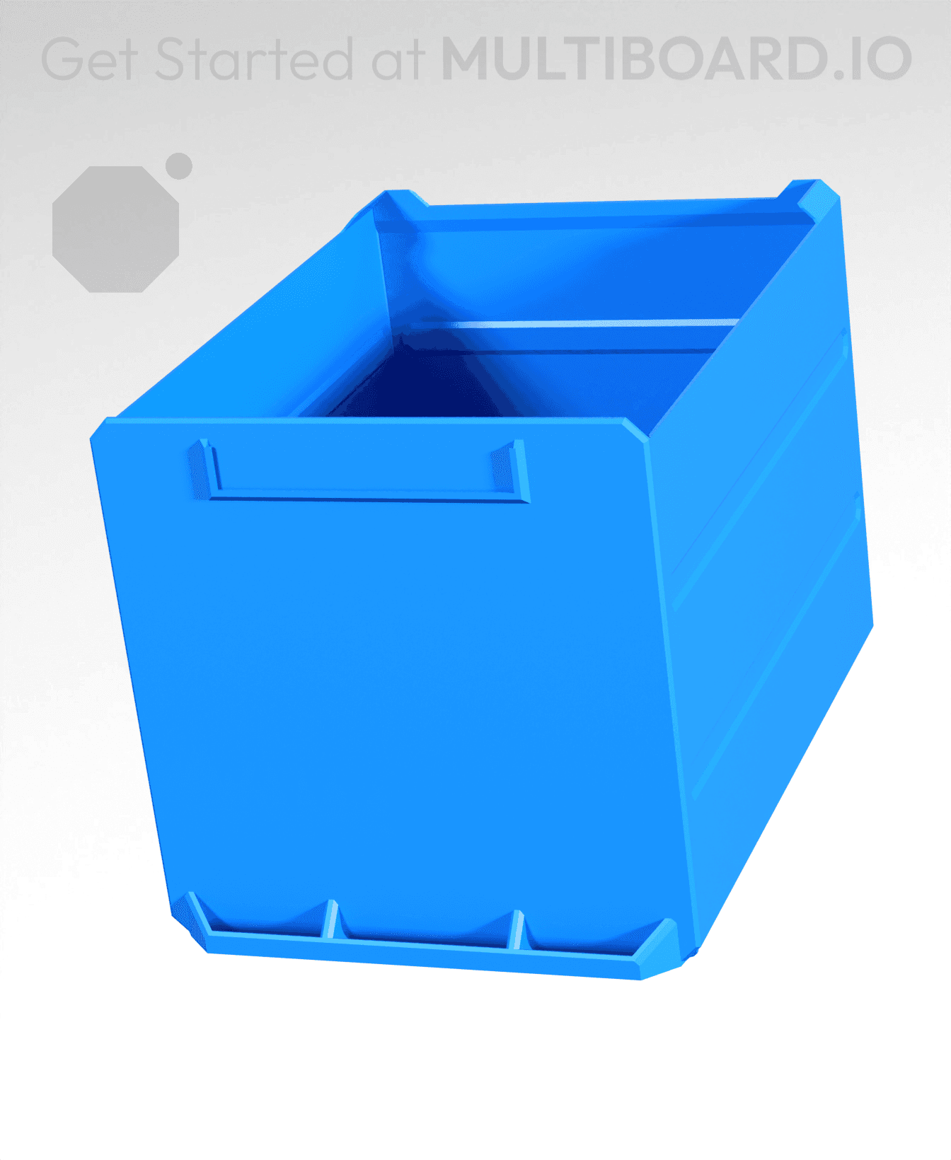 3x3x4-Deep - Multibin Simple Drawer 3d model