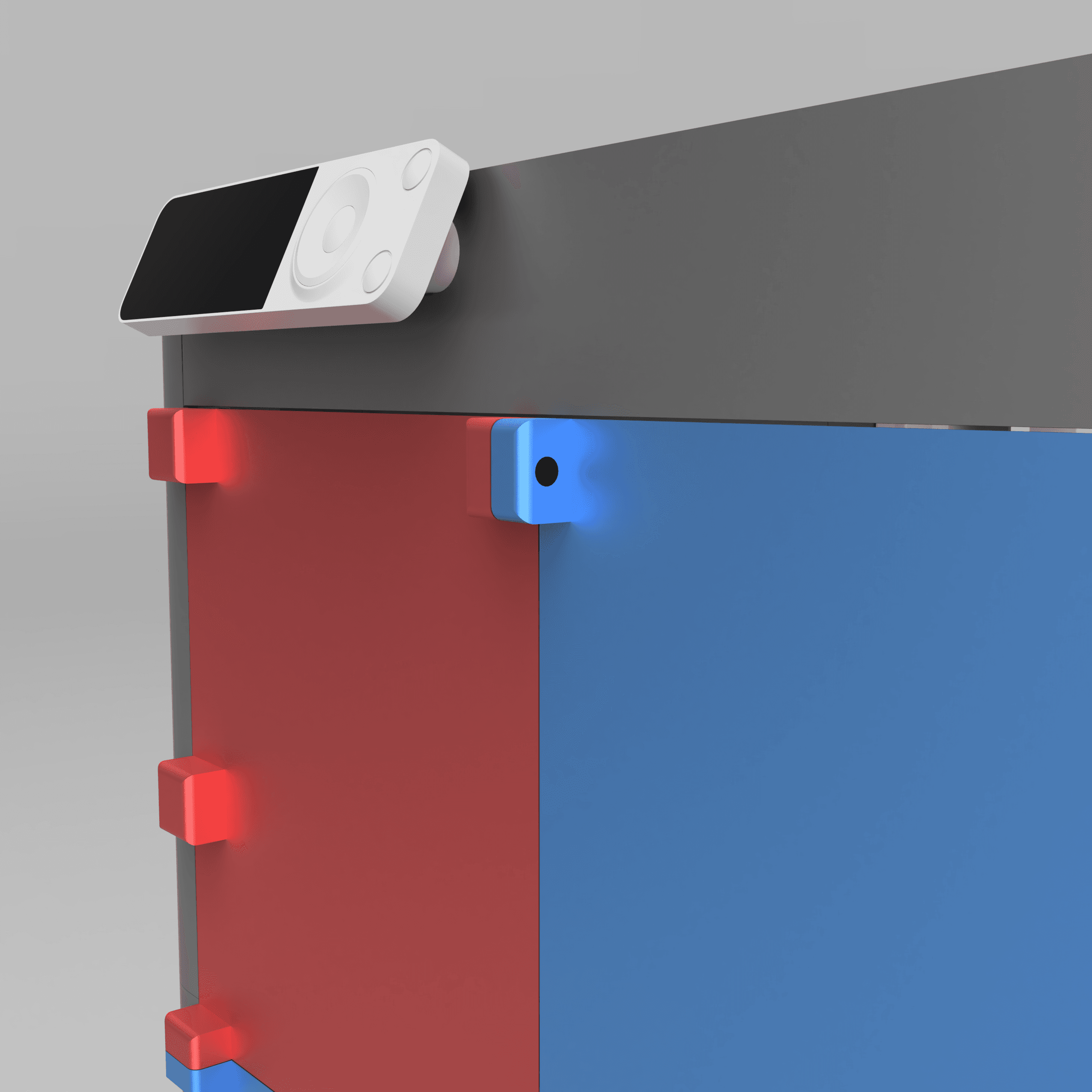 Magnetic Front Plate - Bambu Lab P1P #ThangsBambuContest 3d model