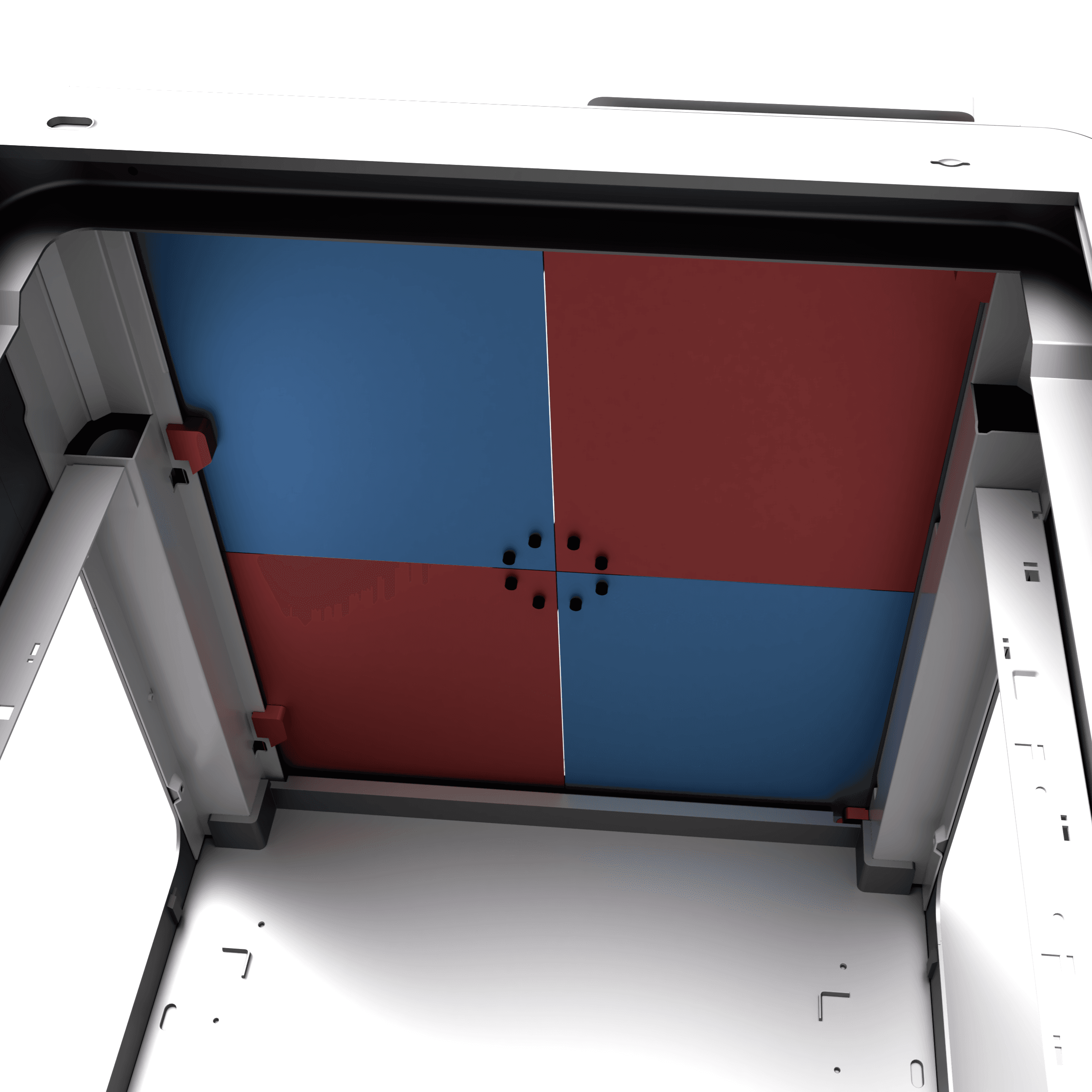 Magnetic Front Plate - Bambu Lab P1P #ThangsBambuContest 3d model