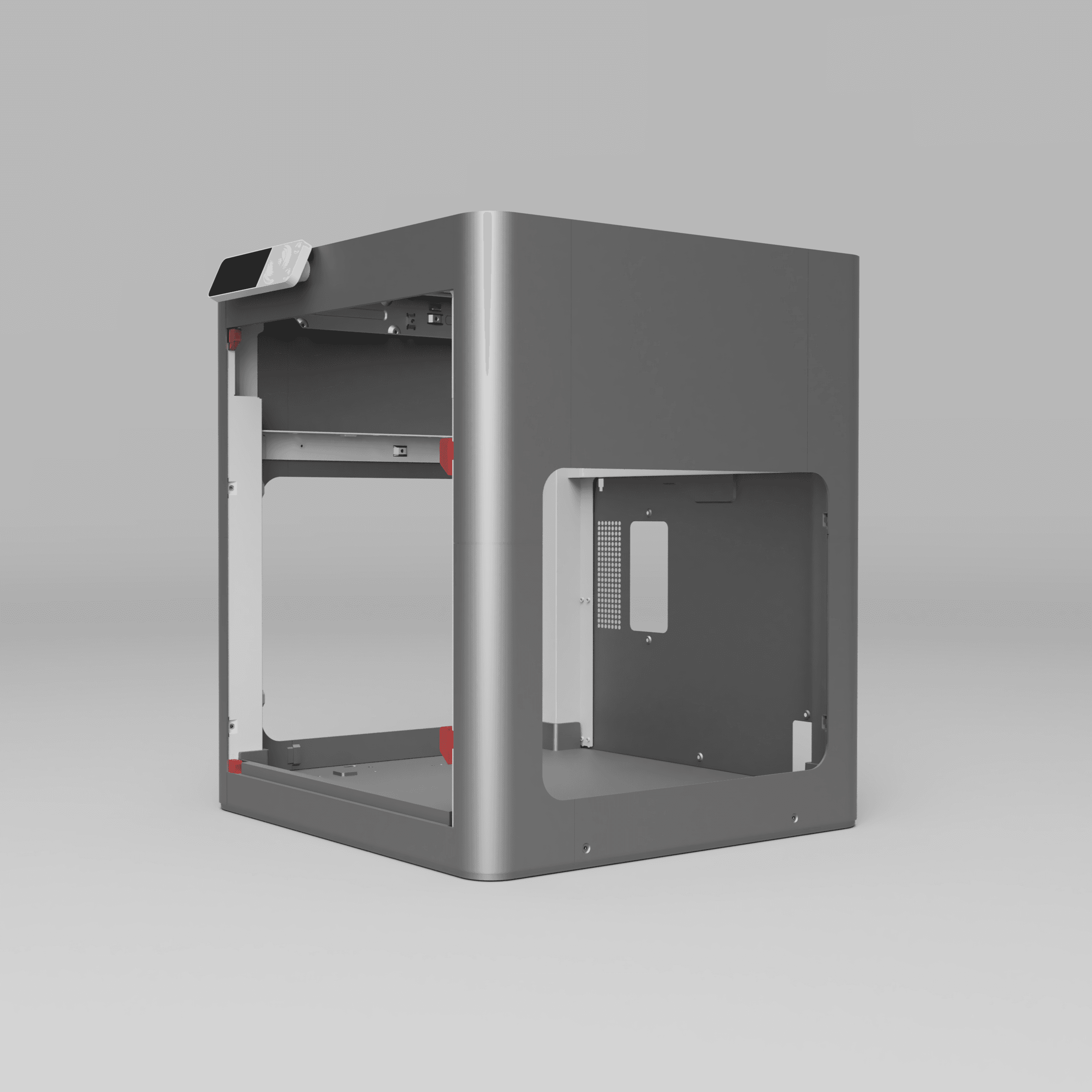 Magnetic Front Plate - Bambu Lab P1P #ThangsBambuContest 3d model