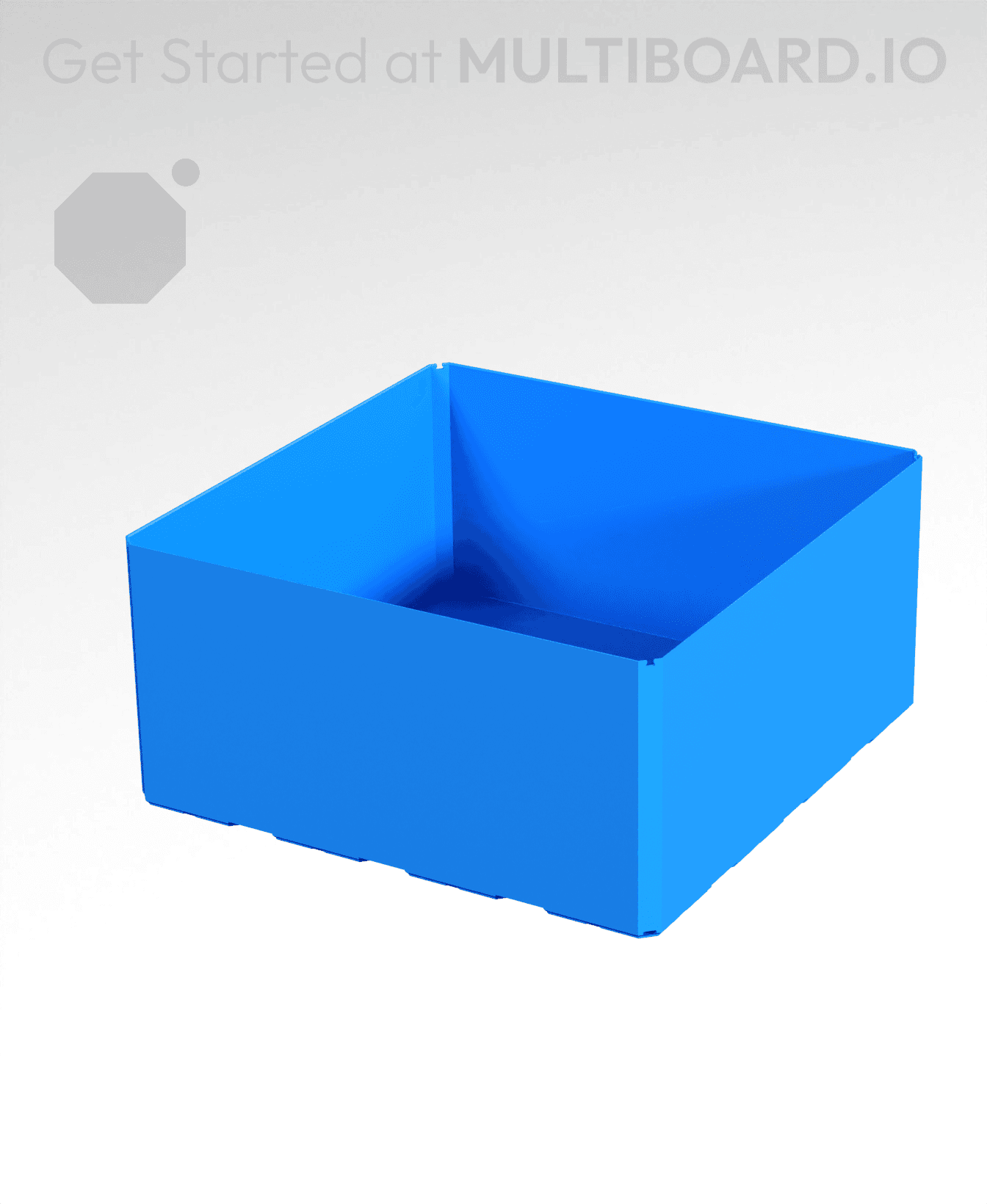 4x4x2 - Bin - Multibin Insert 3d model