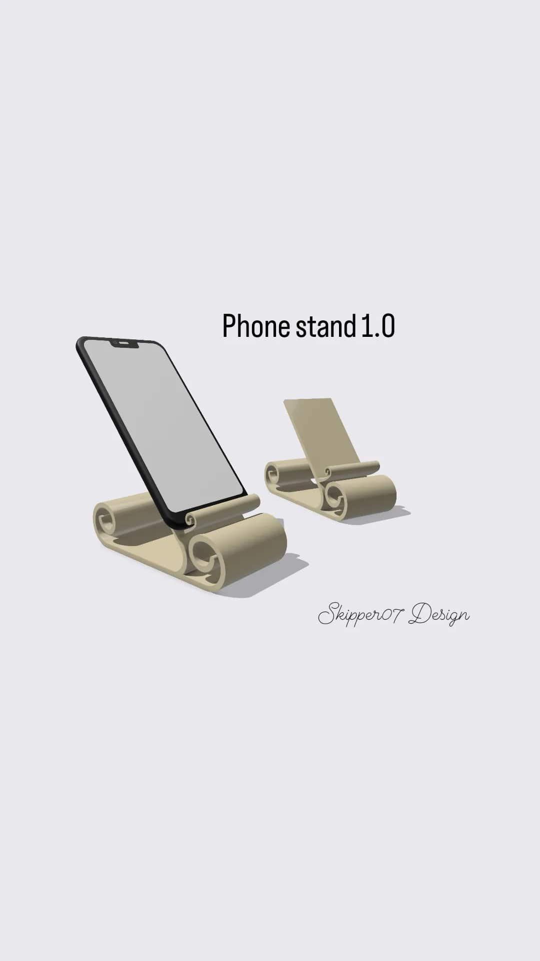 Phone stand 1.0.stl 3d model