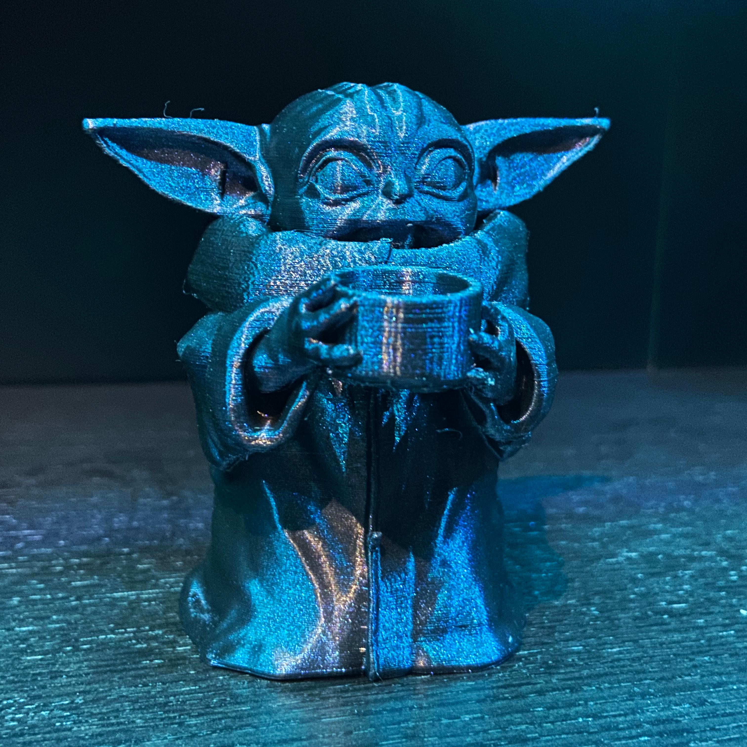Baby Yoda (Pre-Supported) 3d model