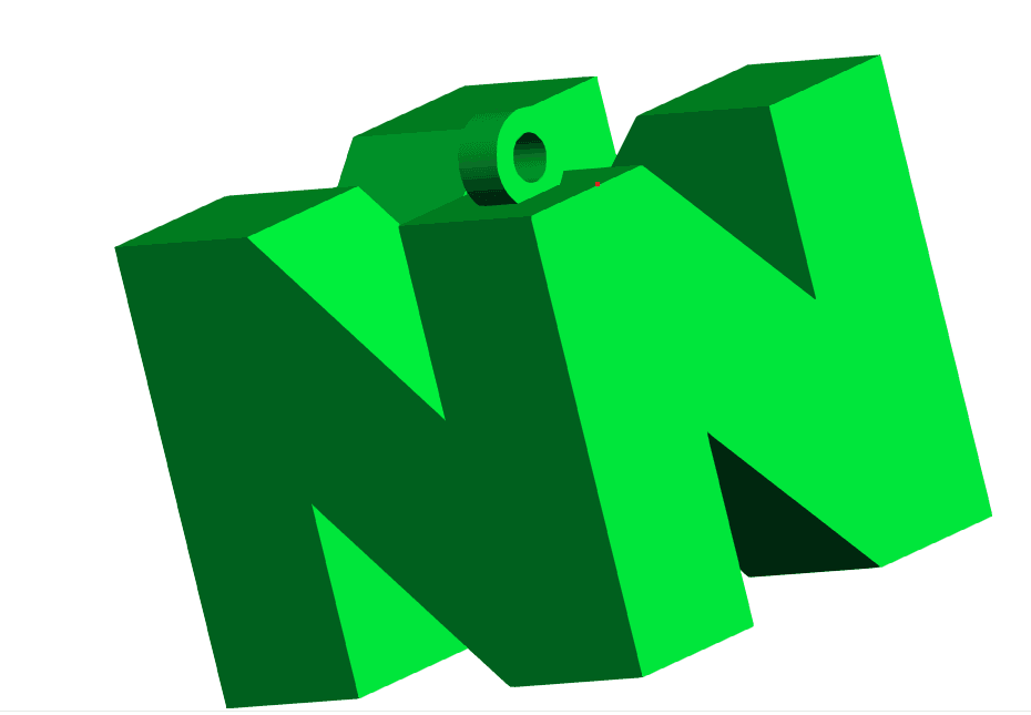 N64 Logo 3d model