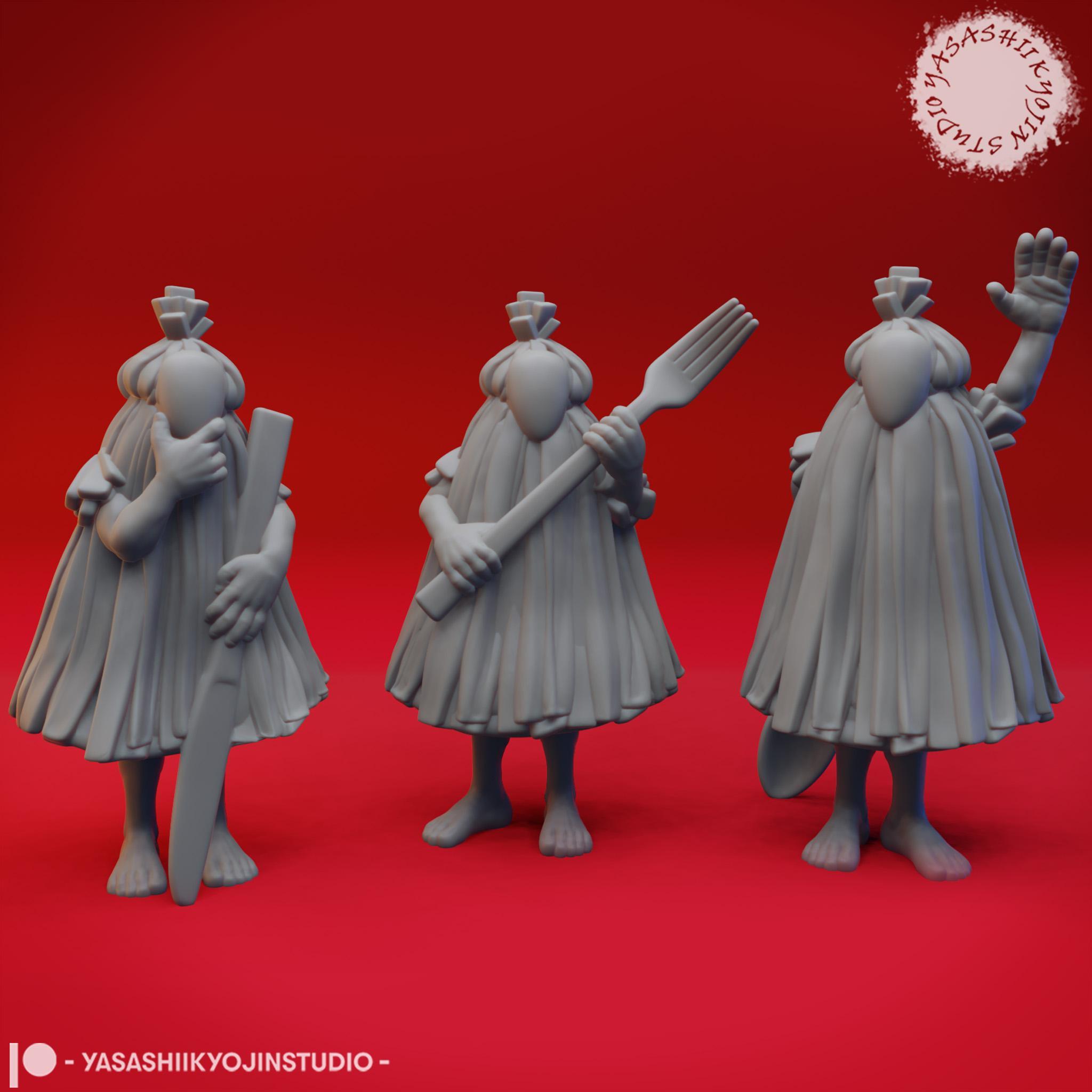 Chwinga - Tabletop Miniature (Pre-Supported) 3d model