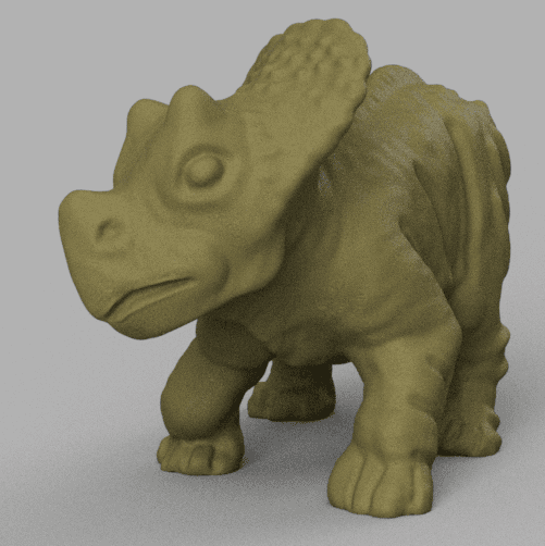 dinosaur ring head 3d model