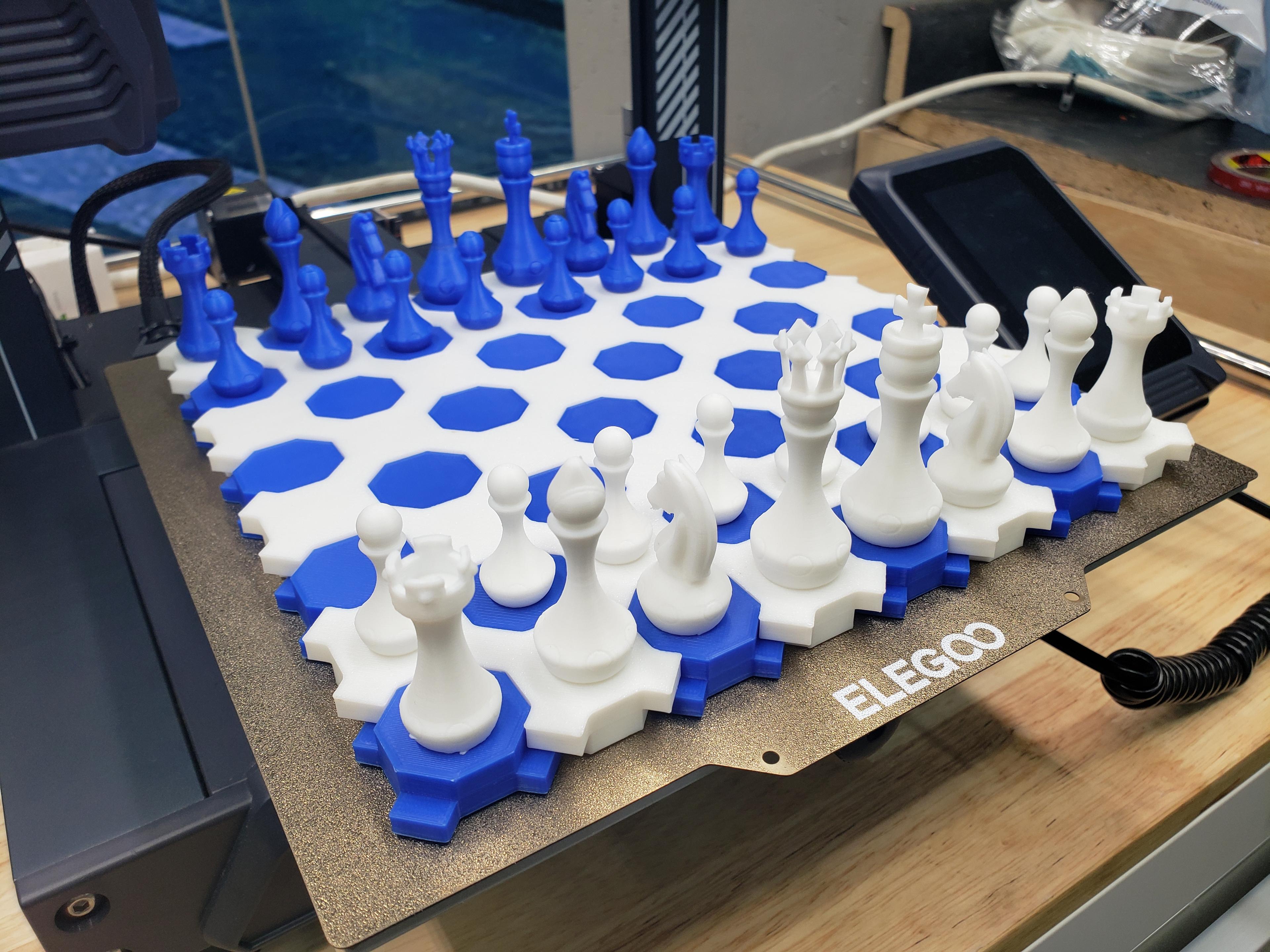 Modular Chess Set 3d model