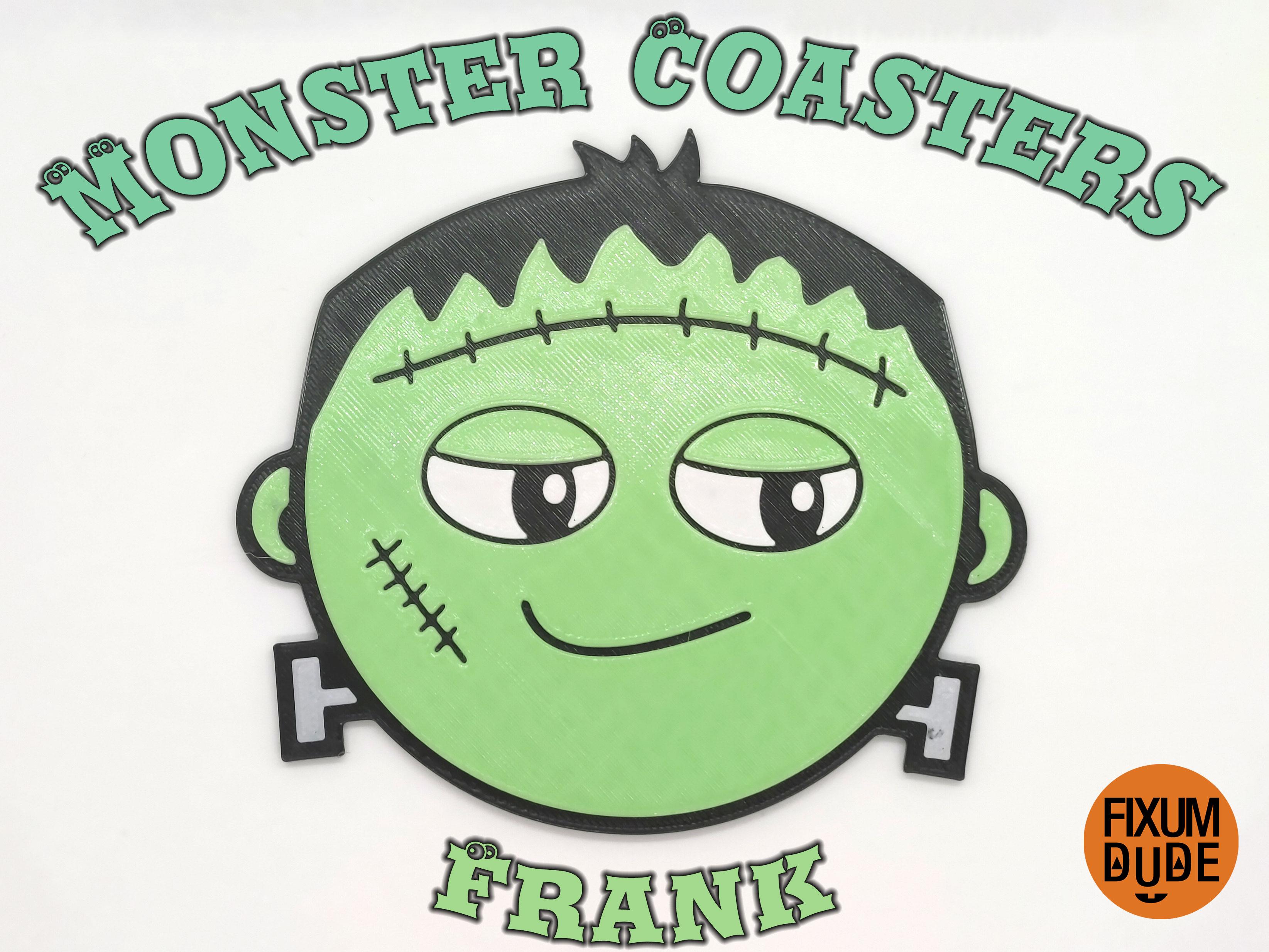 Universal Monsters Coasters - Frankenstein's Monster 3d model