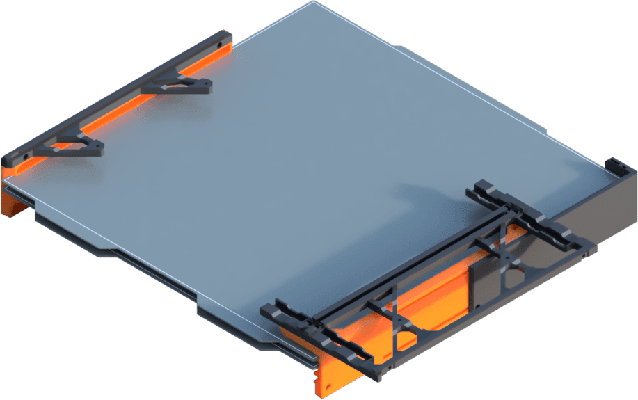 GEN2 Adjustable Steel Sheet Holder - Large 3d model