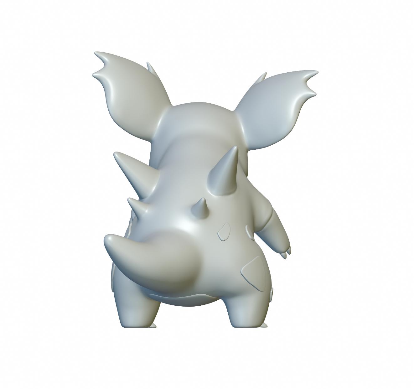 Pokemon Nidorina #30 - Optimized for 3D Printing 3d model